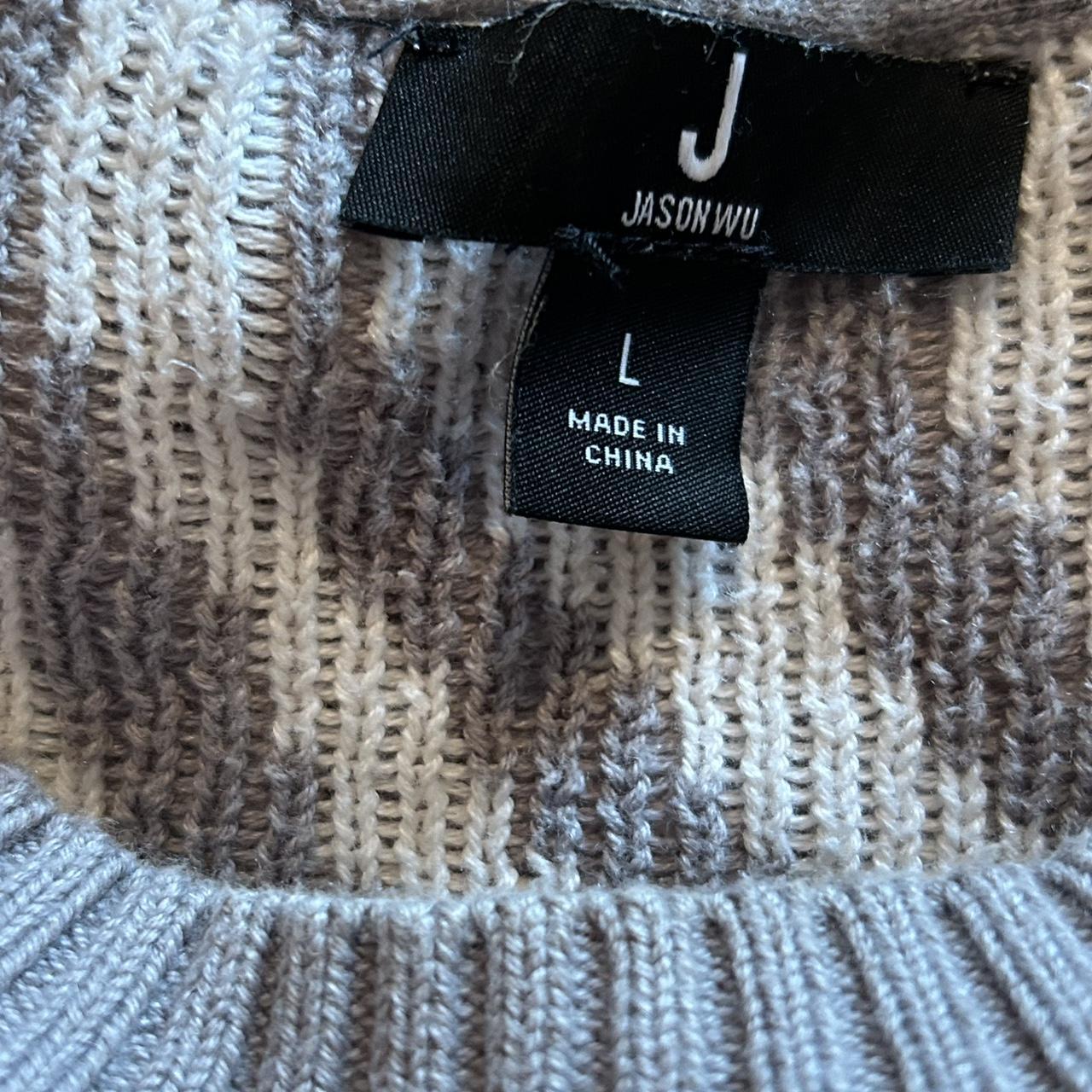 Jason Wu Women's Sweater - Grey/Blue - L – J Jaso… - image 2