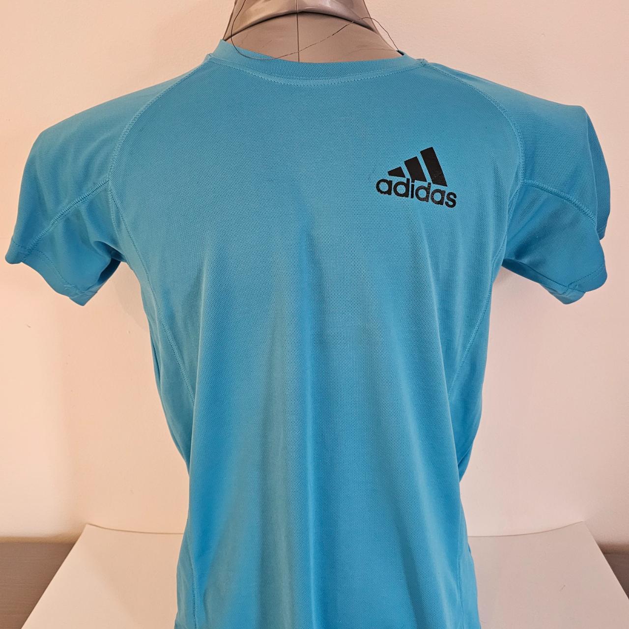 Adidas Light Blue Breathable T- shirt Size Large... - Depop