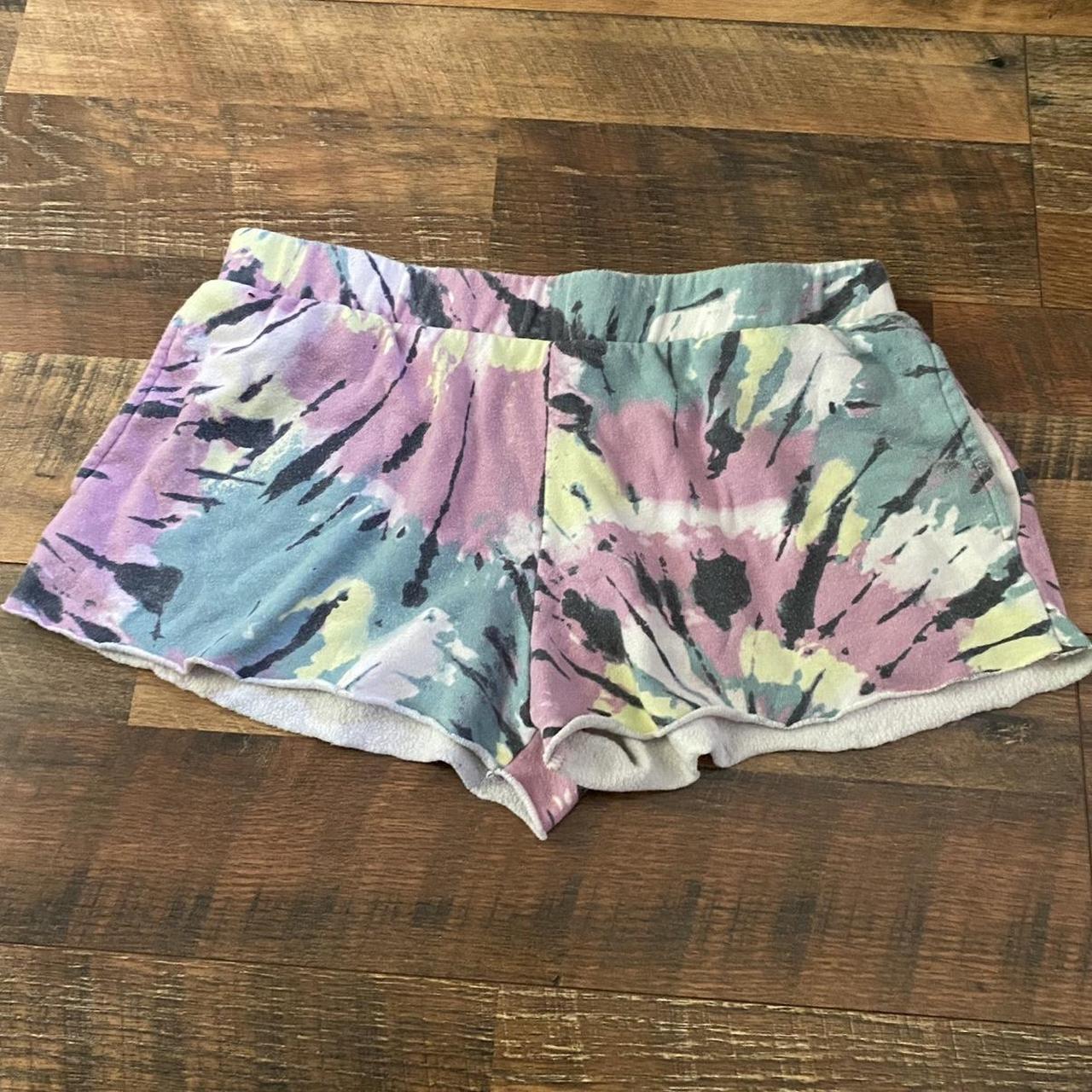 colsie tie dye cotton shorts tiedye cotton. Depop