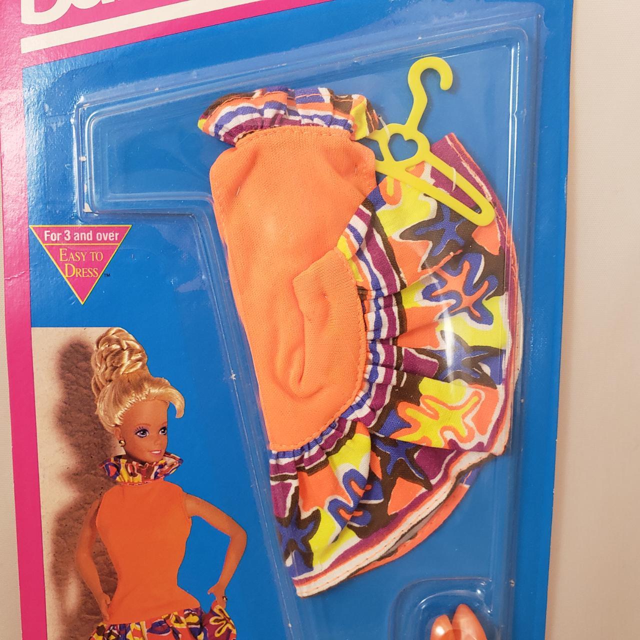 1992 Barbie Easy Living Fashions Neon Orange