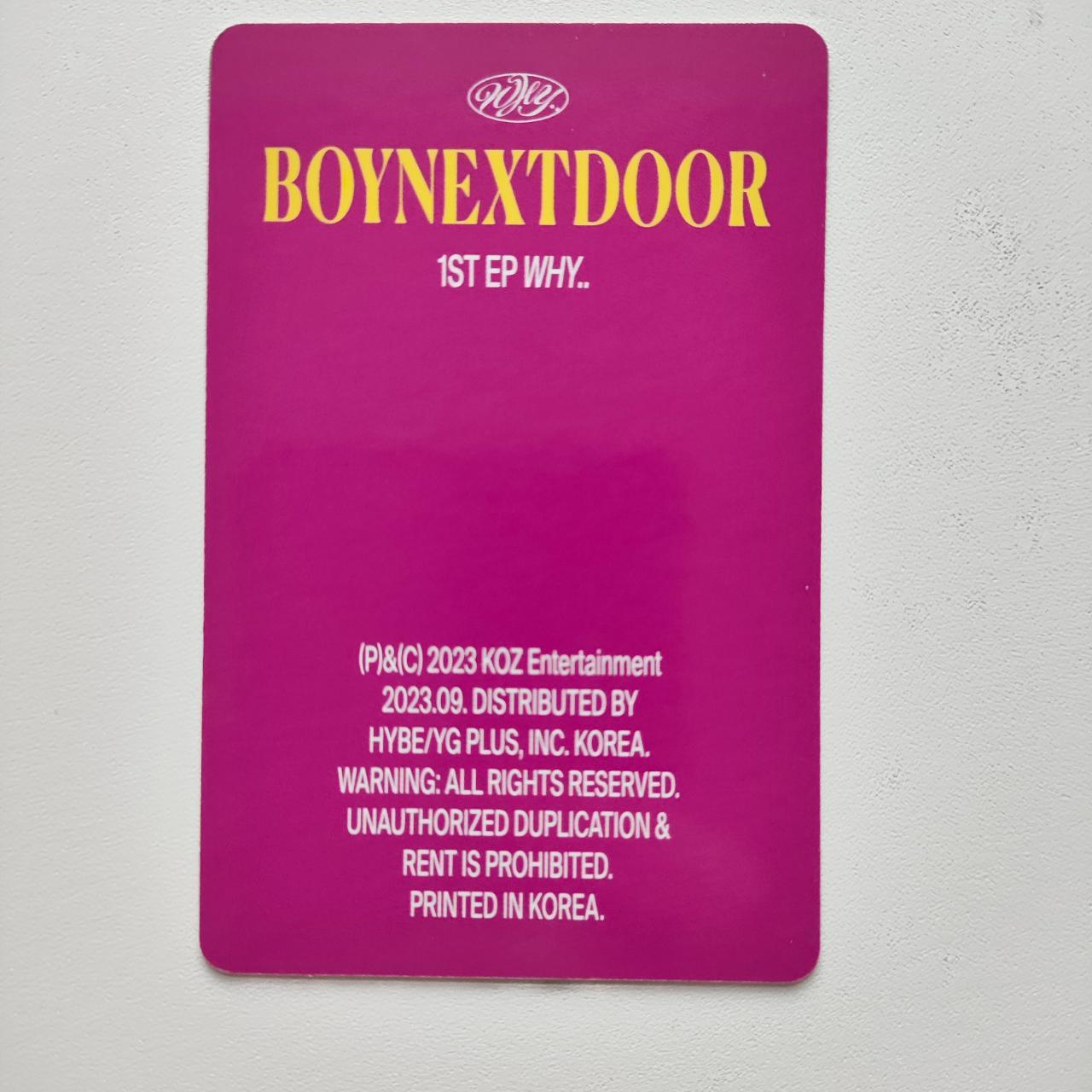 BOYNEXTDOOR ボネクド テサン アメリカ限定 トレカ target CD