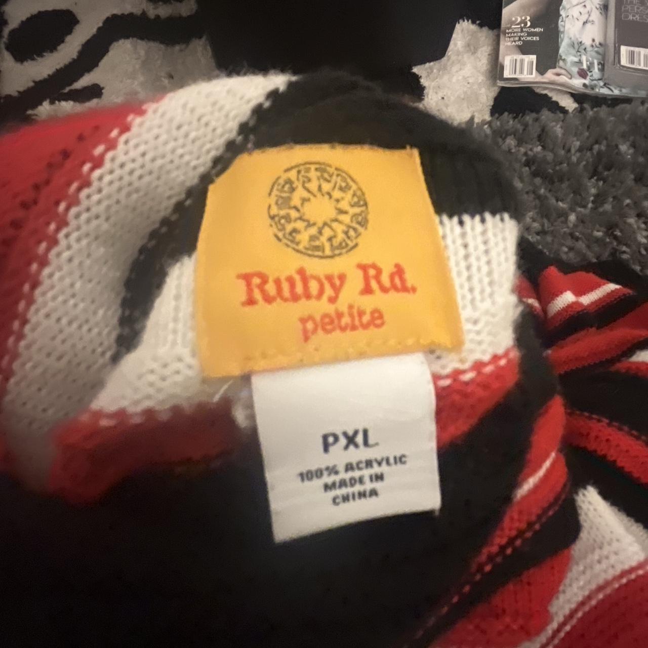 Ruby Rd. Women's Sweater - Multi/Red - One size –… - image 3