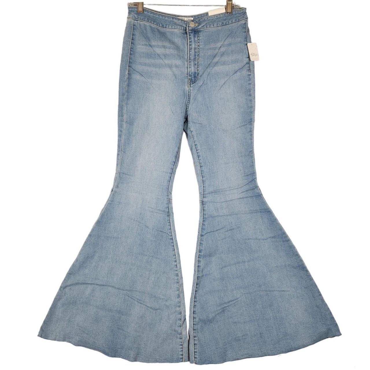 Free people float fashion on jeans