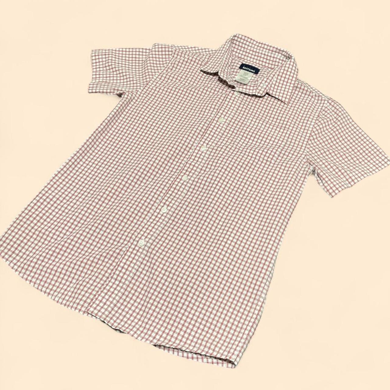 Basic Editions Men's Shirt - Red/Multi - S – Basi… - image 2