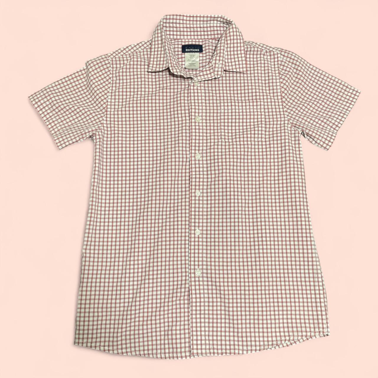 Basic Editions Men's Shirt - Red/Multi - S – Basi… - image 1