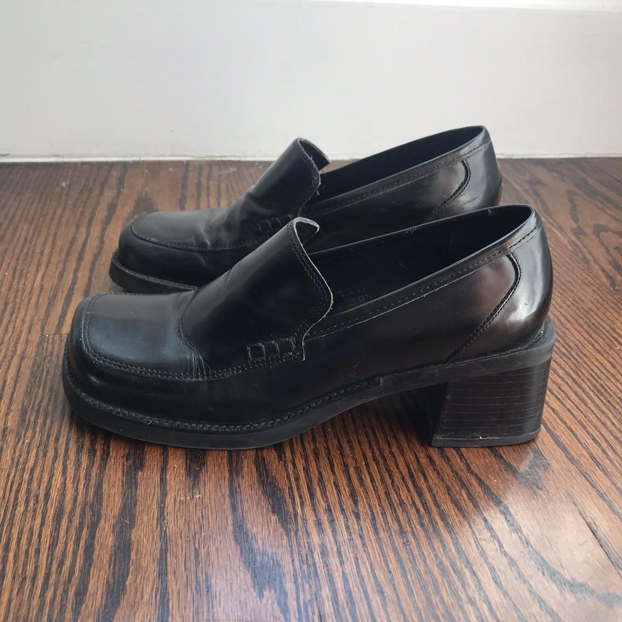 Steve Madden Women's Black Loafers | Depop