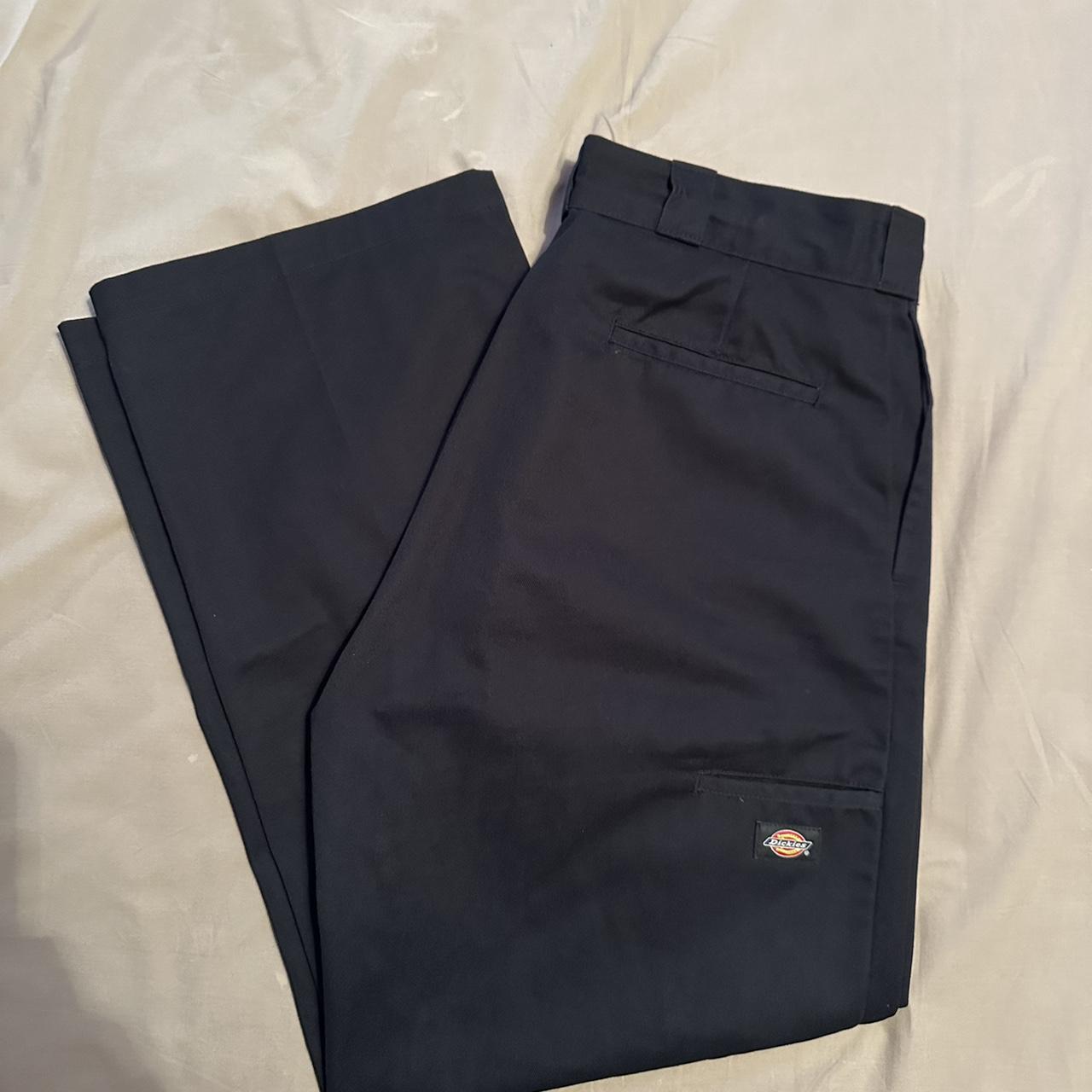 Dickies Navy ‘Loose Fit’ Pants - 36” waist, 32” leg - Depop