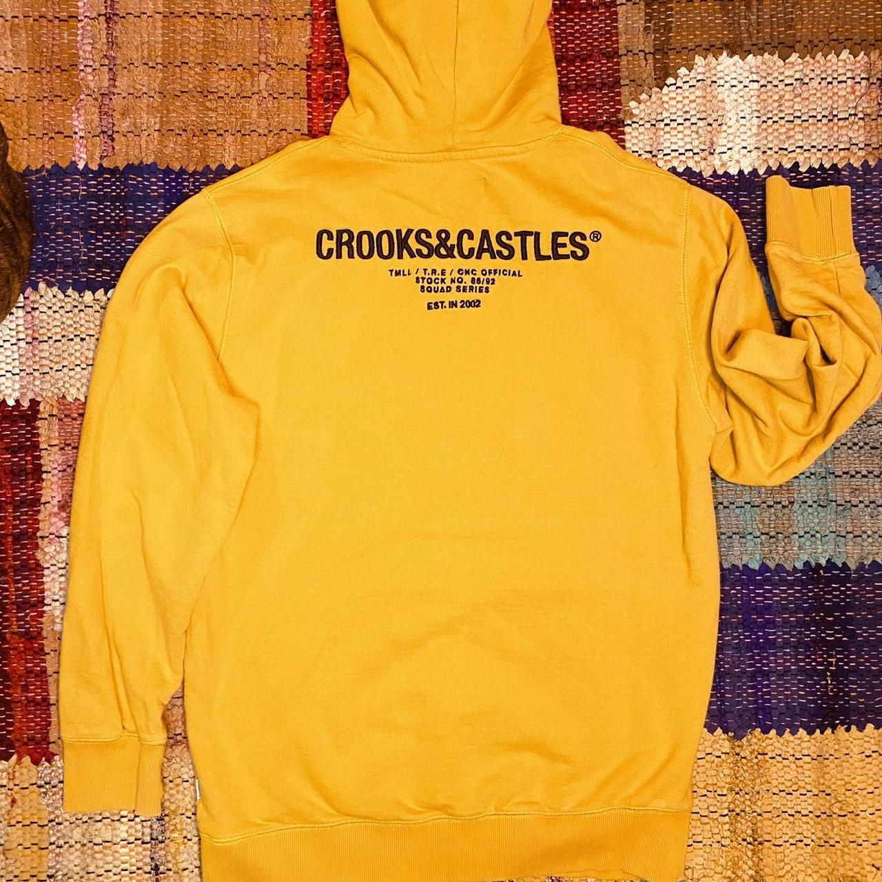 Crooks and castles yellow hoodie hotsell