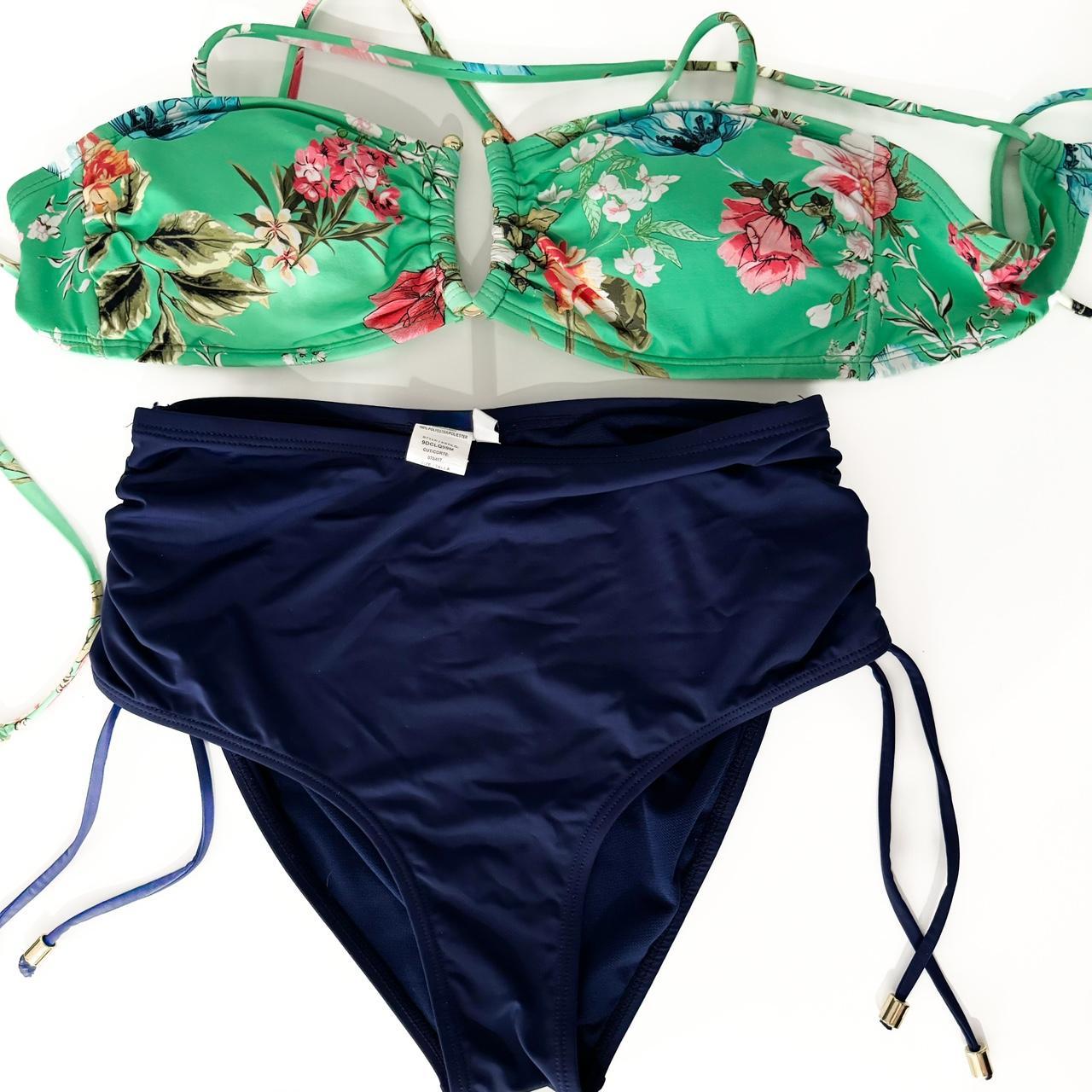 Small Floral Gibson Latimer Swim Top Small Cremieux