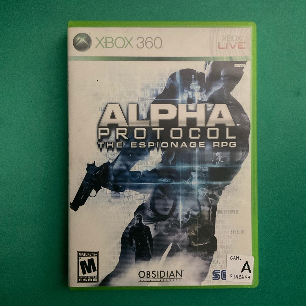 Alpha protocol the espionage RPG Xbox 360 game - Depop