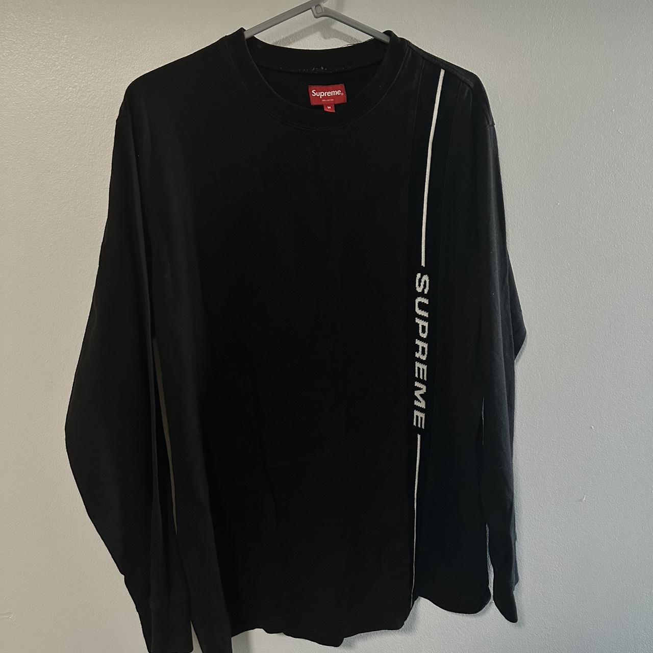 Supreme Vertical Logo Stripe L/S Top AW18 - [ OPEN | Depop