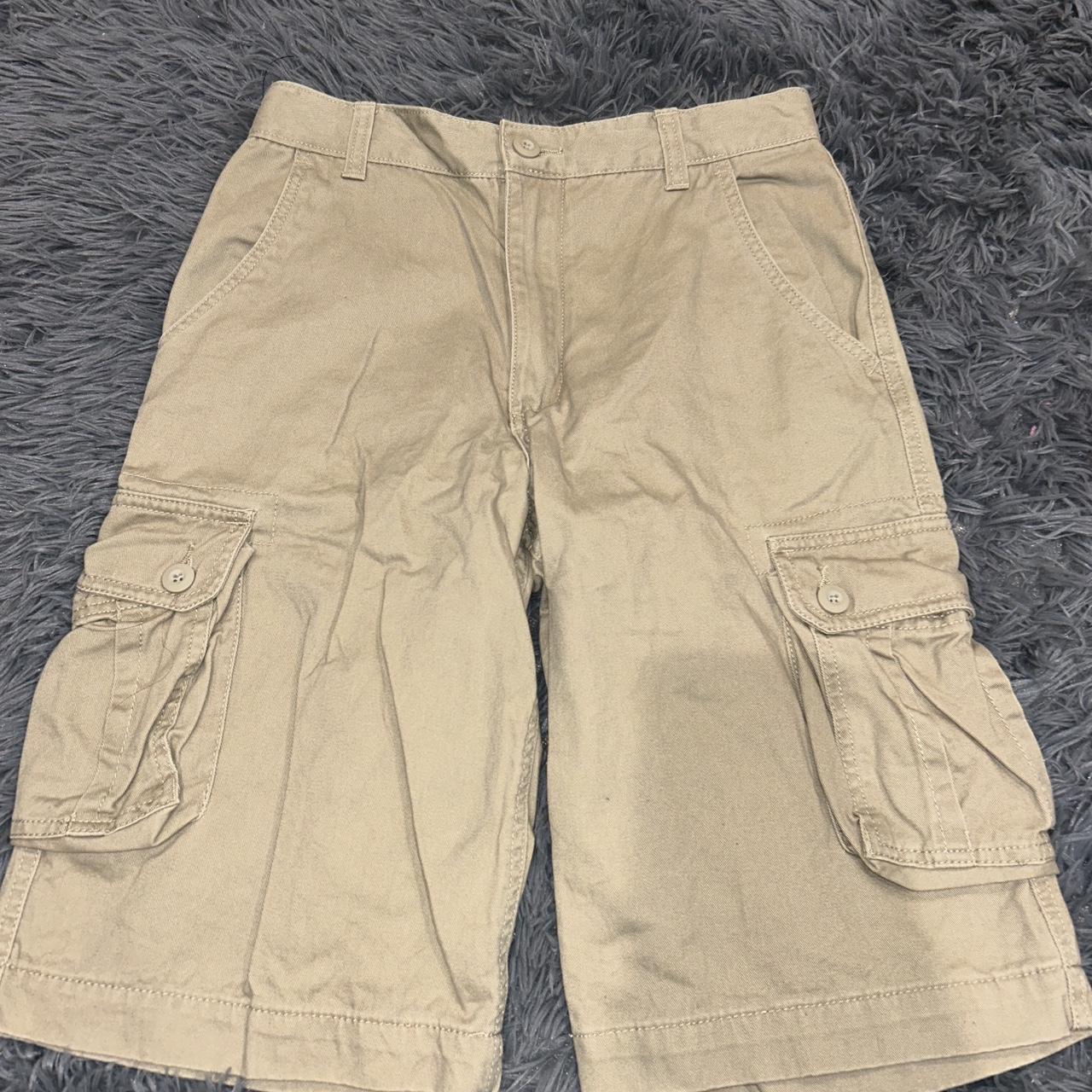 Faded Glory Tan Cargo Shorts Baggy, Could Fit a True... - Depop