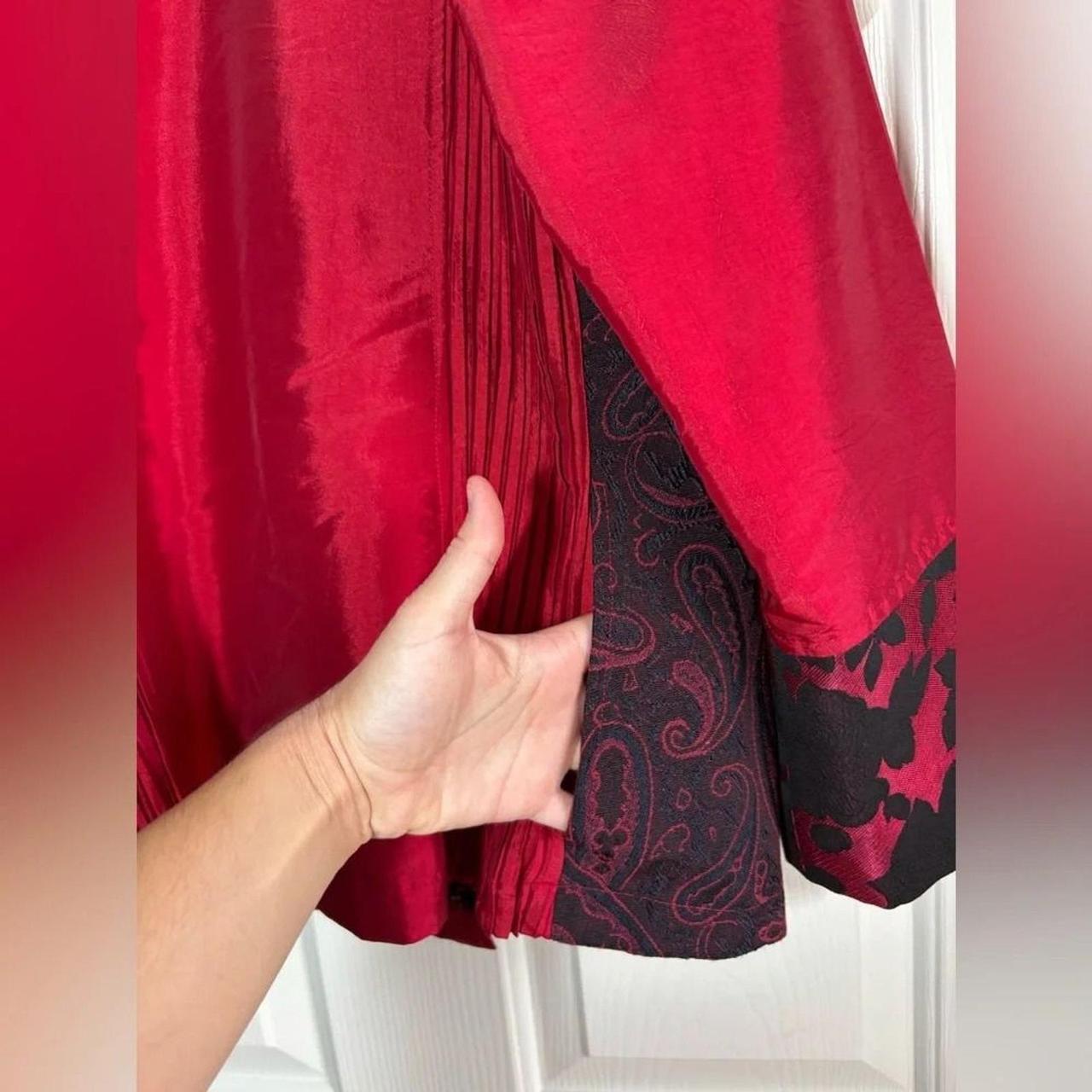 Women's Jacket - Red/Black - M – Patchwork Jacket… - image 6