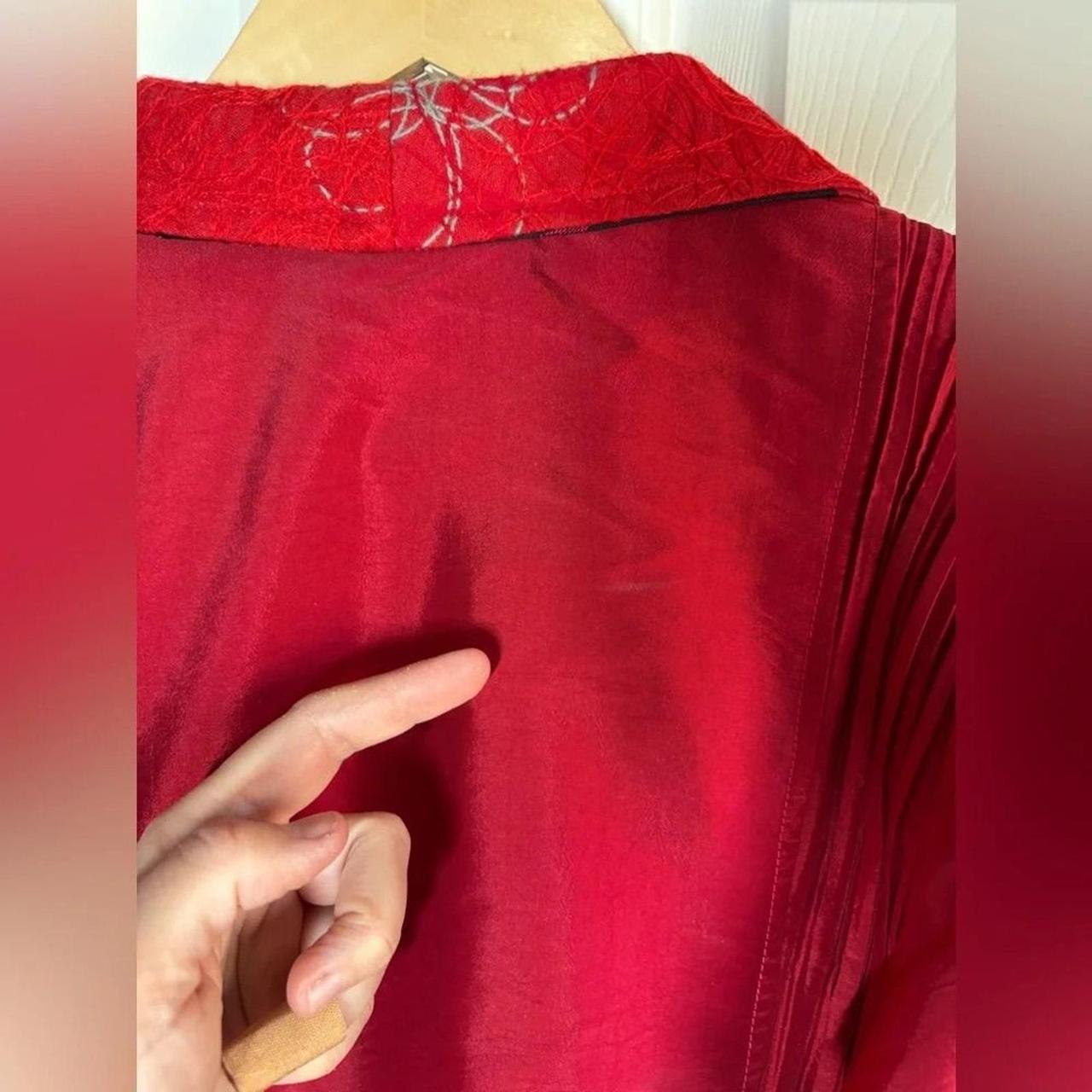 Women's Jacket - Red/Black - M – Patchwork Jacket… - image 8