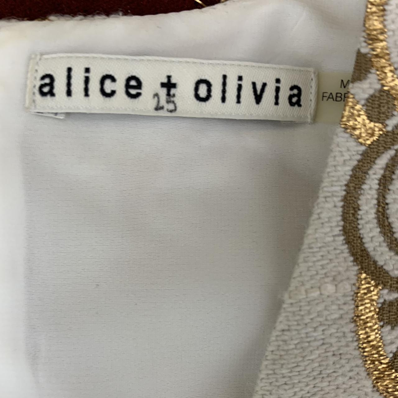 New Alice + Olivia Gold Brocade Mandala Designer | Depop