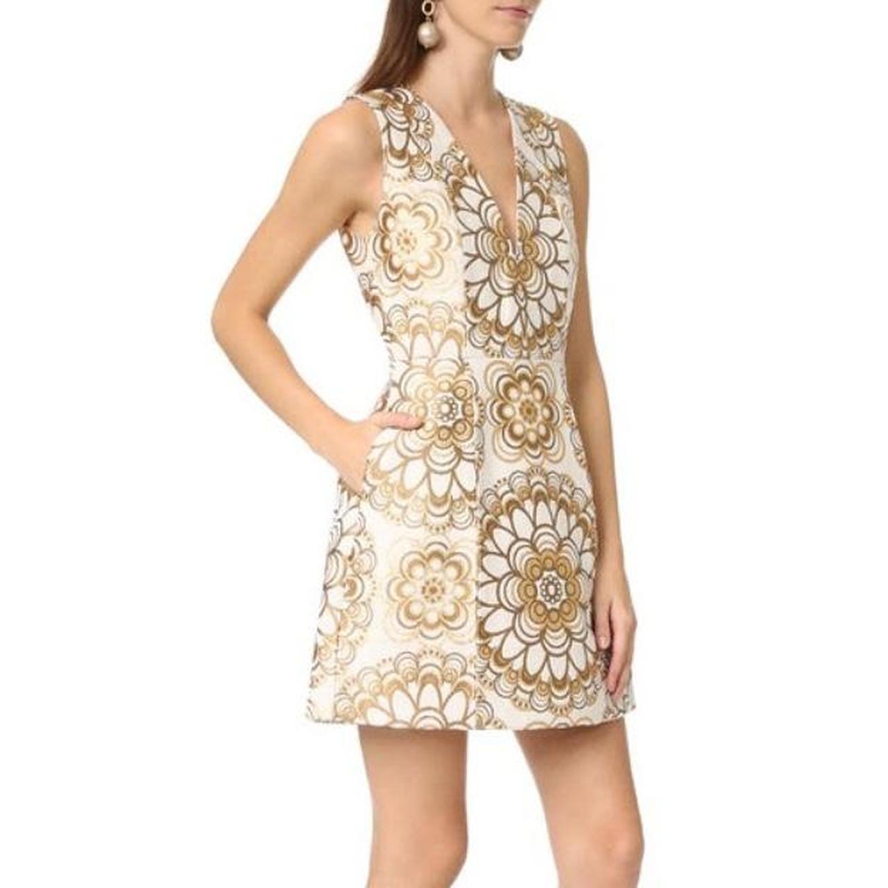 Alice olivia gold dress best sale