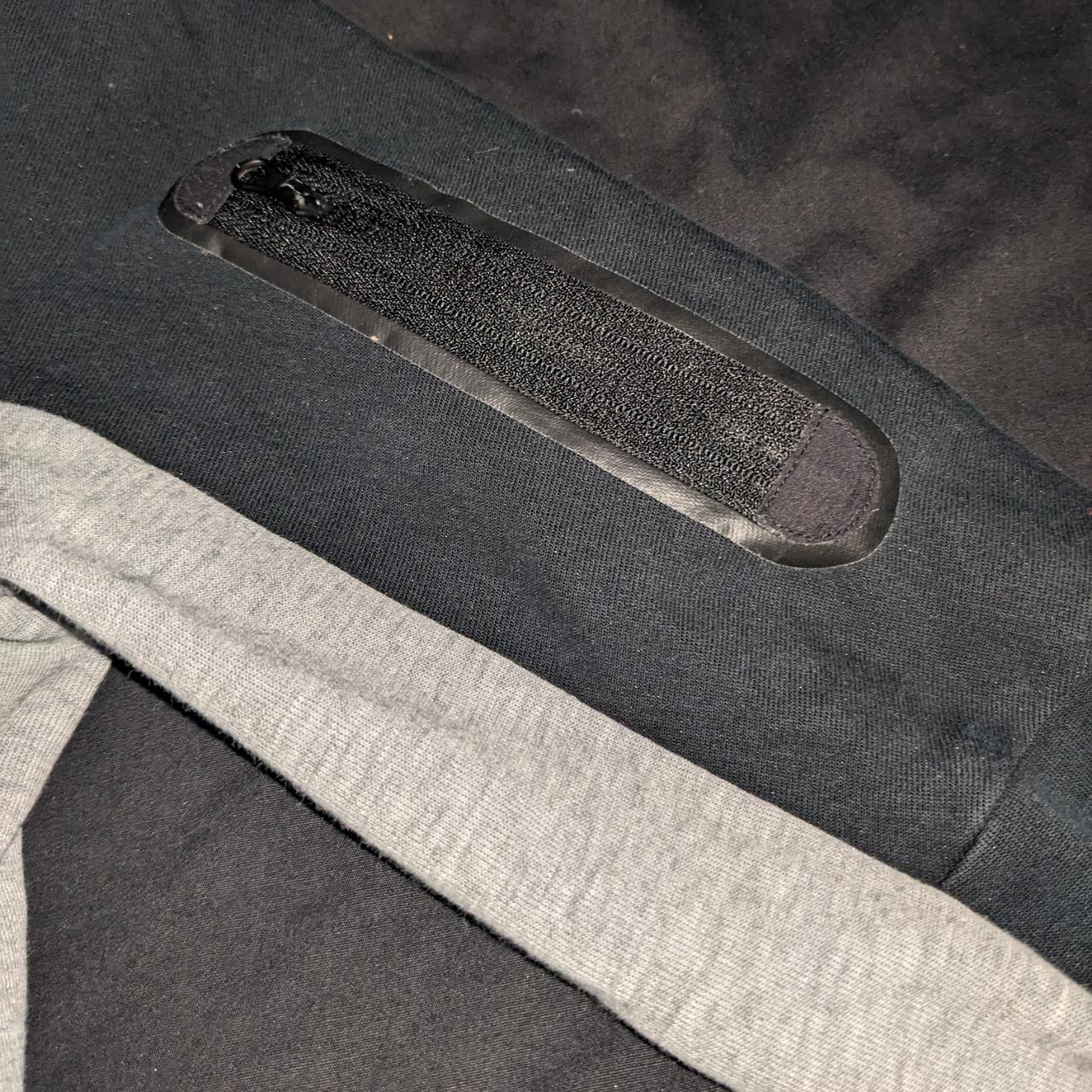 Boys grey and black Nike tech size junior large,... Depop