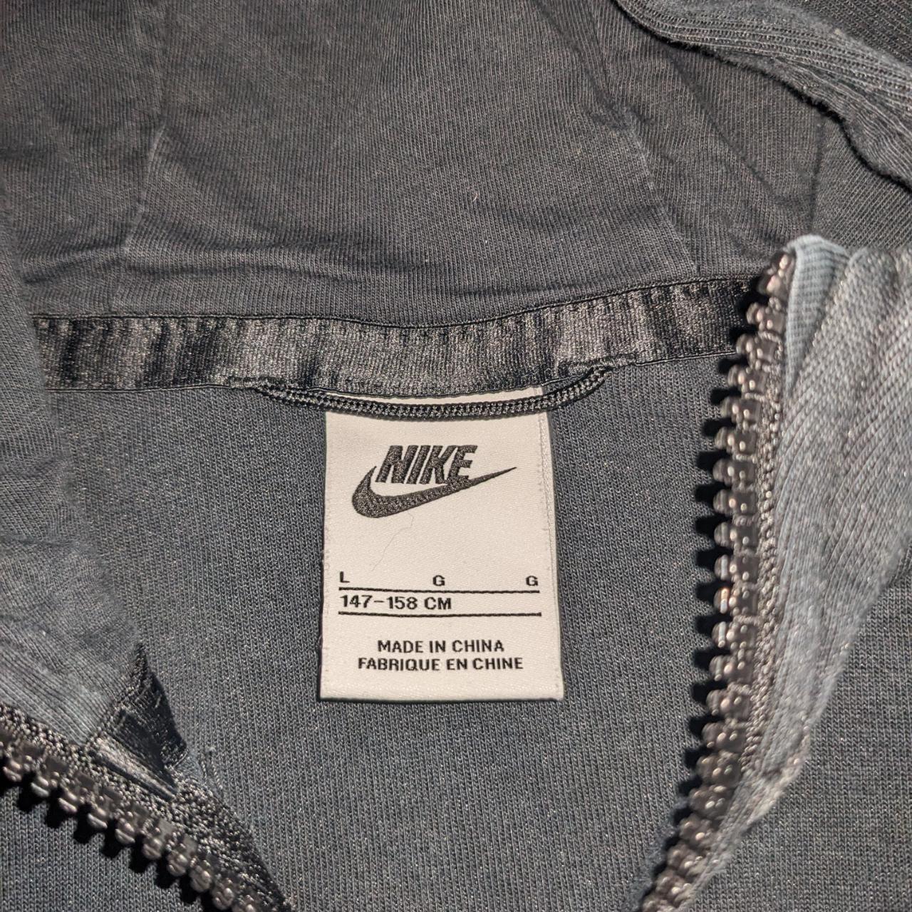 Boys grey and black Nike tech size junior large,... Depop