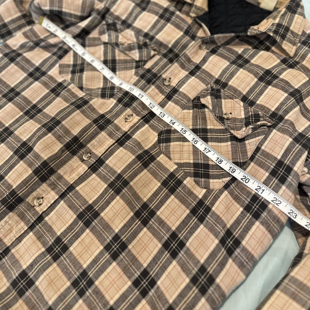 Lee Men's Shacket Jacket - Tan/Black - XL – VTG 8… - image 3