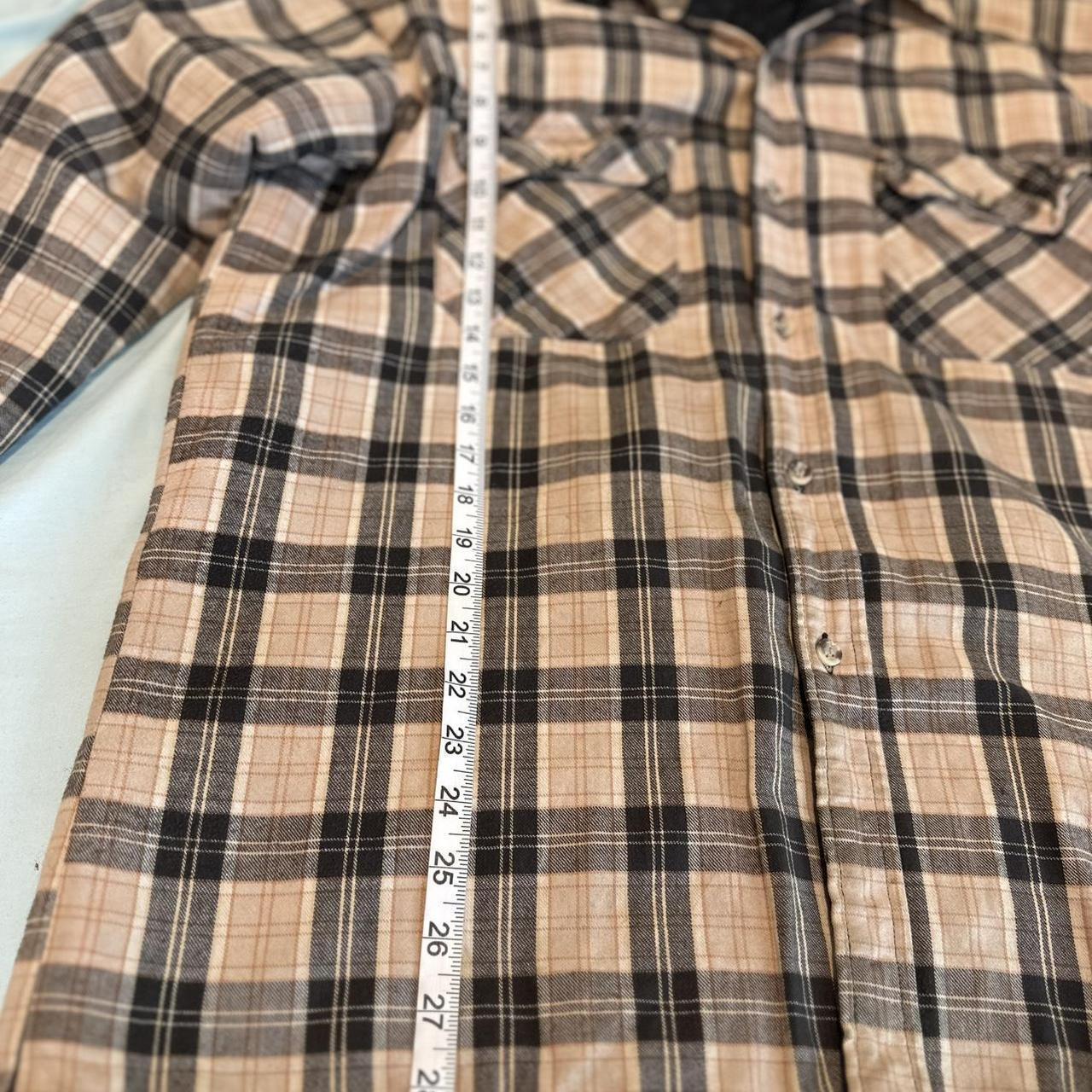 Lee Men's Shacket Jacket - Tan/Black - XL – VTG 8… - image 4