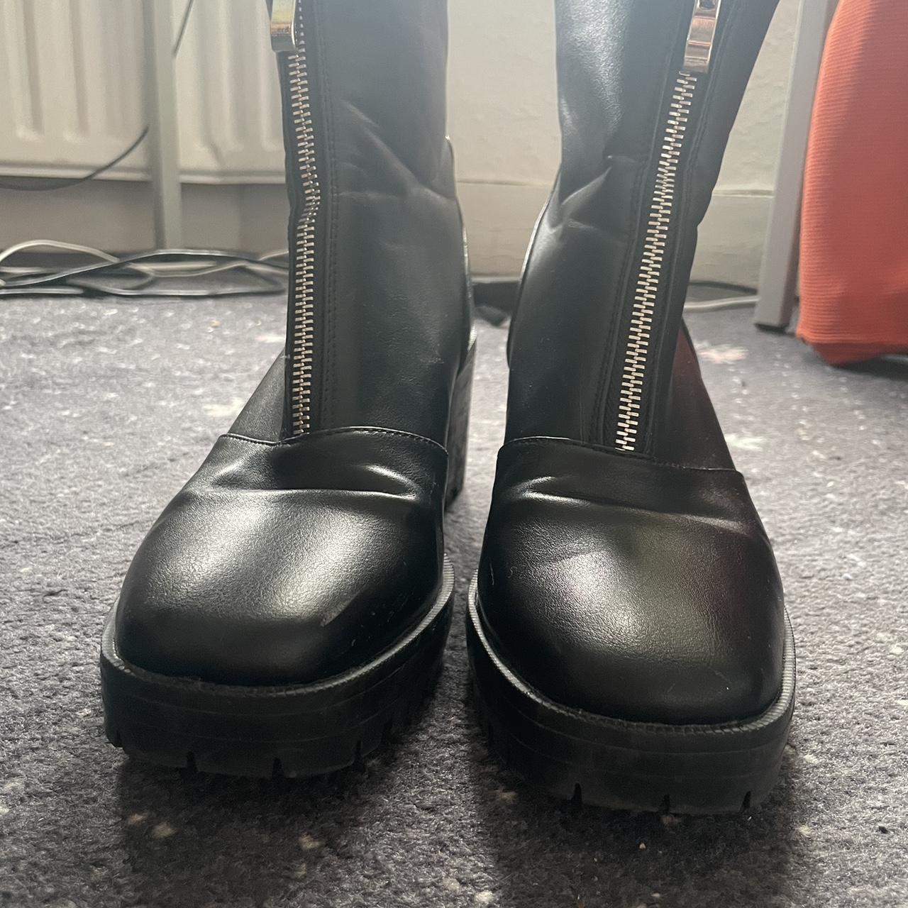 quilted boots new look