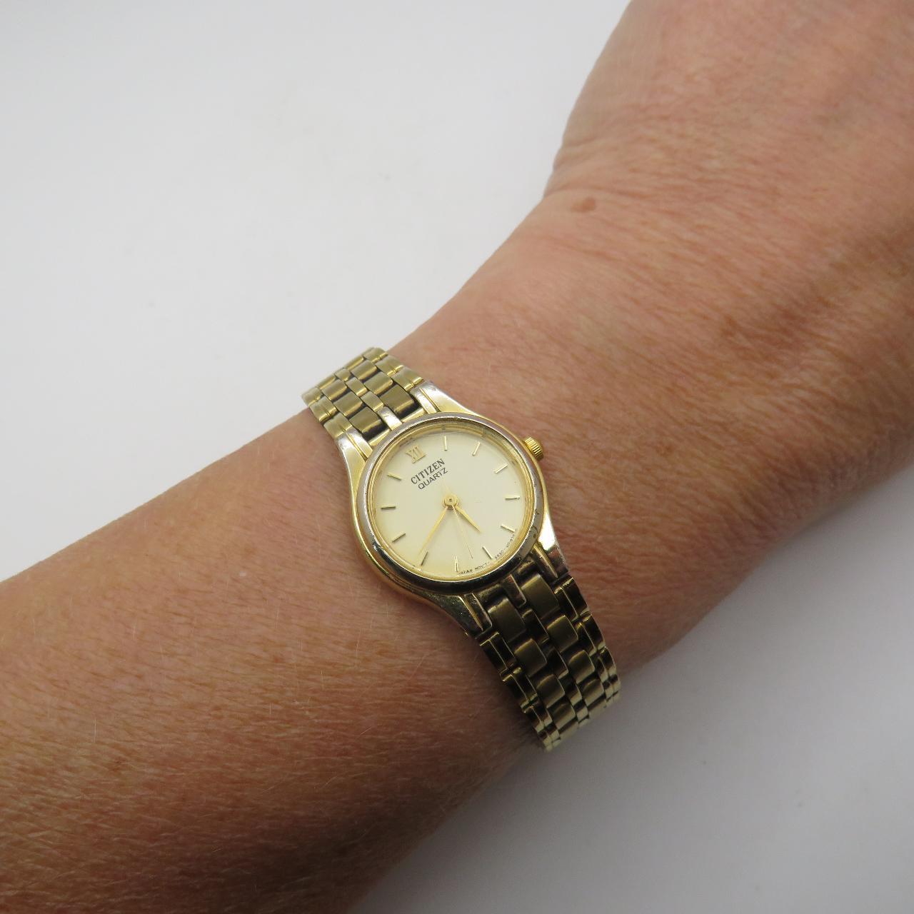 (p25) vintage ladies gold plated watch genuine... - Depop