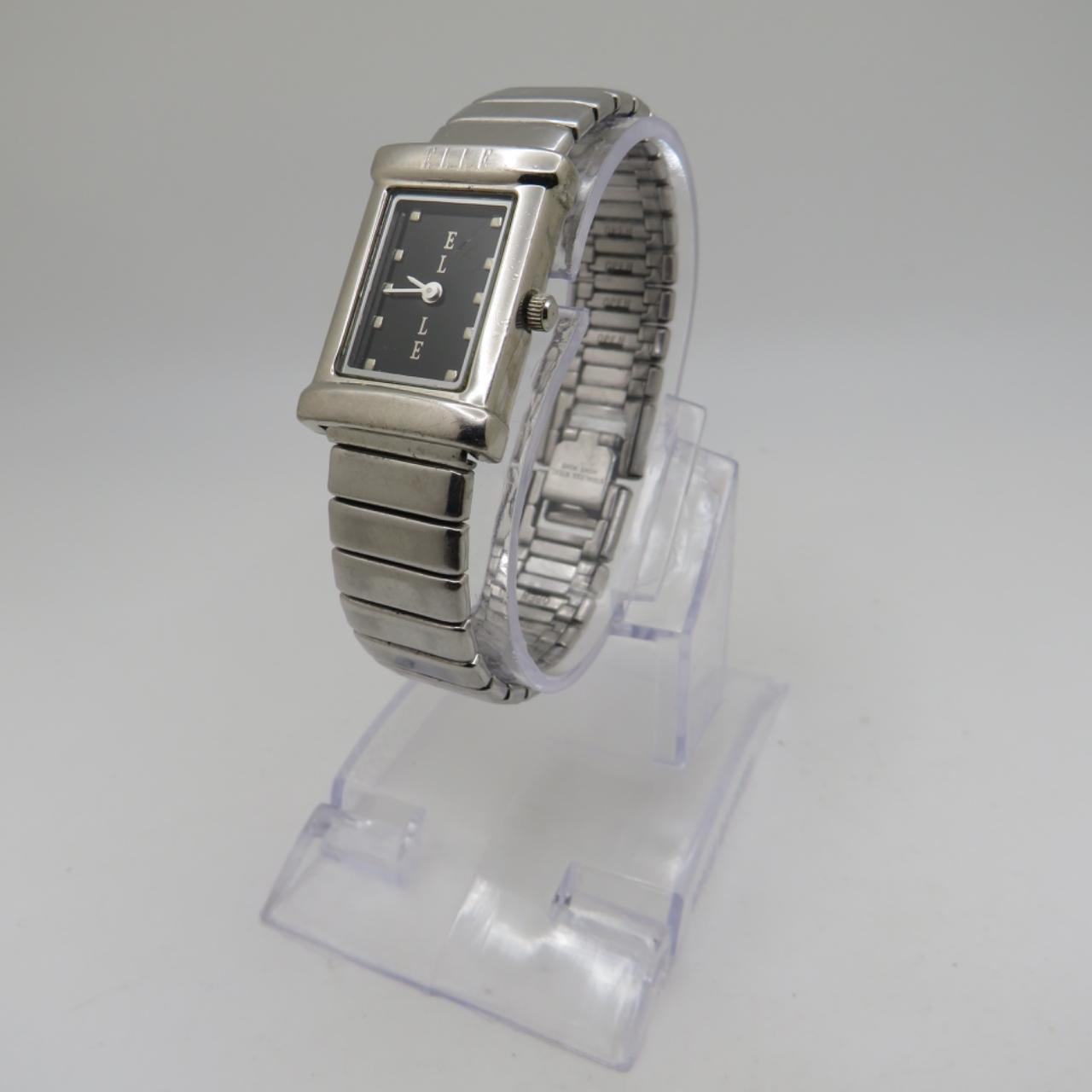 Vintage ELLE / womans watch square Watch / Black | Depop