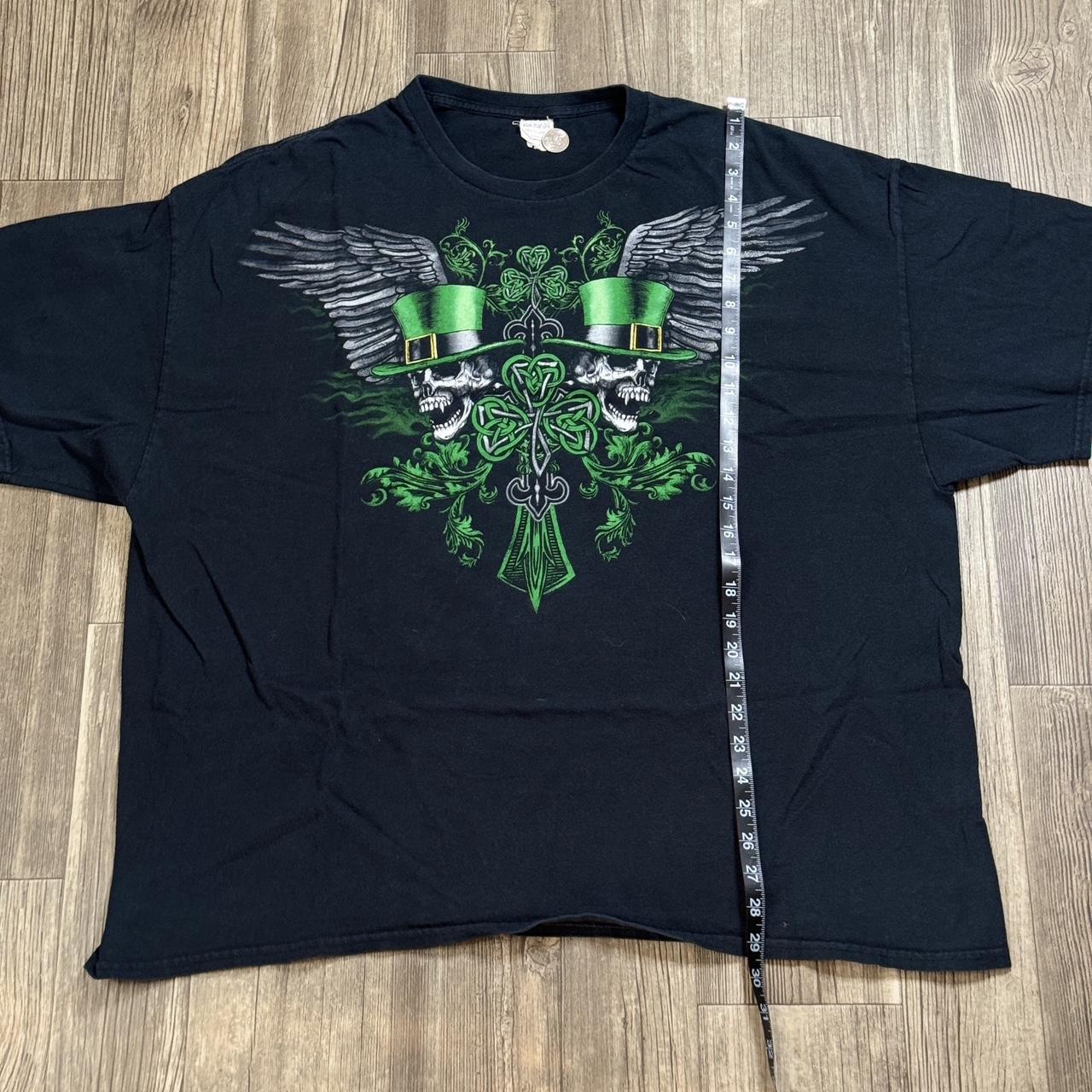 Y2K Saint Patrick's Day tee MMA Elite Tag Oversized... - Depop