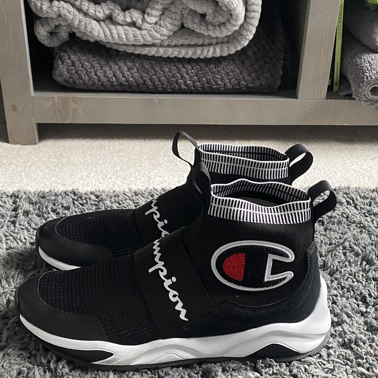Size 11 black champion shoes worn only a few times