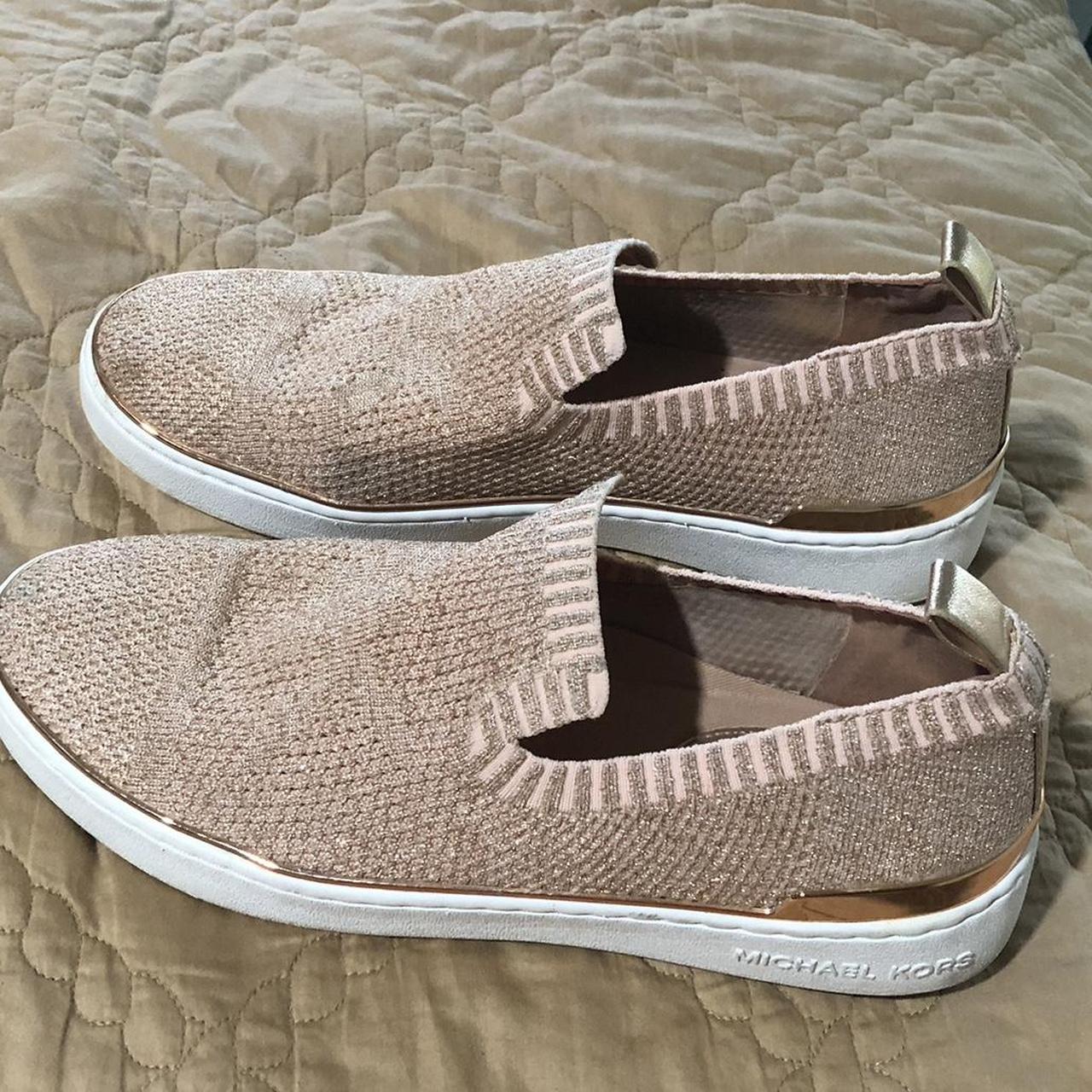 Michael Kors Skyler Slip Ons Rose Gold Size US