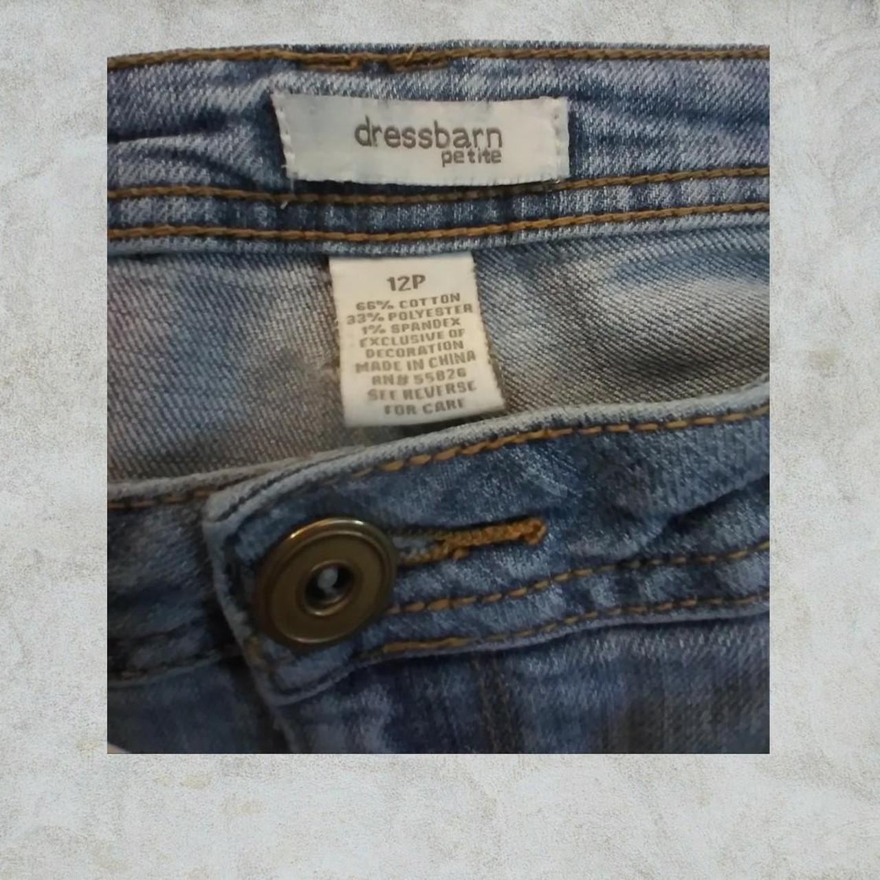 Dresssbarn Jeans Whitewashed Petites Size 12. Depop