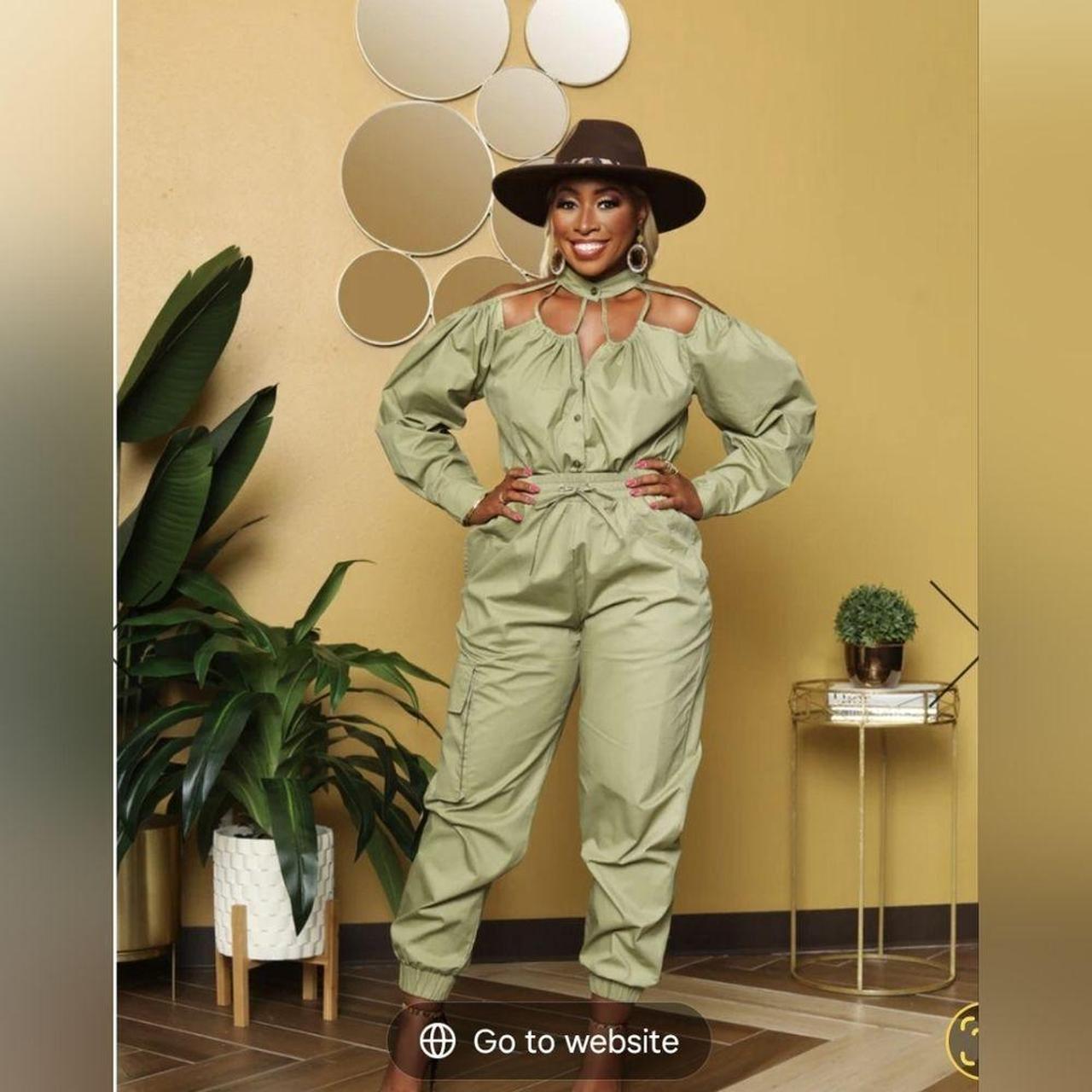 Source Unknown Women's Overalls - Green - M – In … - image 1