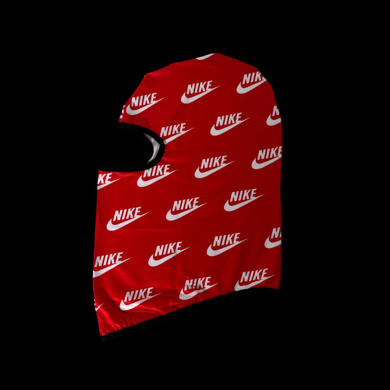 Red Nike Logo Mask Lightweight - One Size -... - Depop