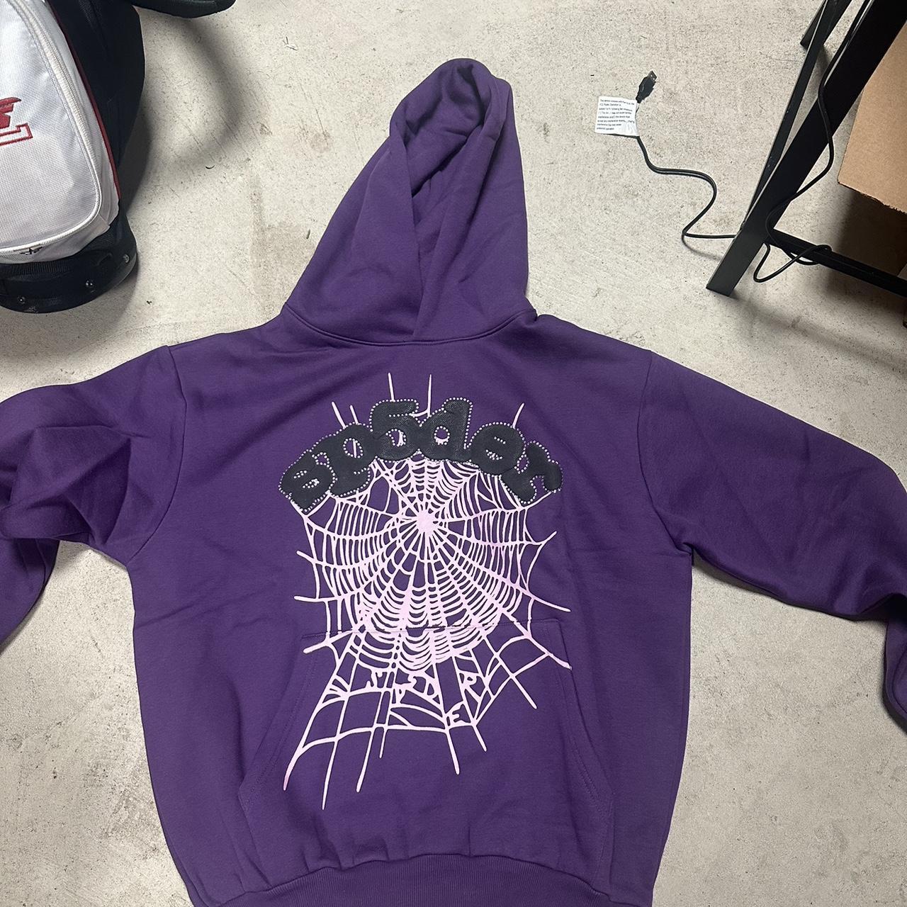 NEW Spider Worldwide × Young Thug Sp5der Purple... - Depop