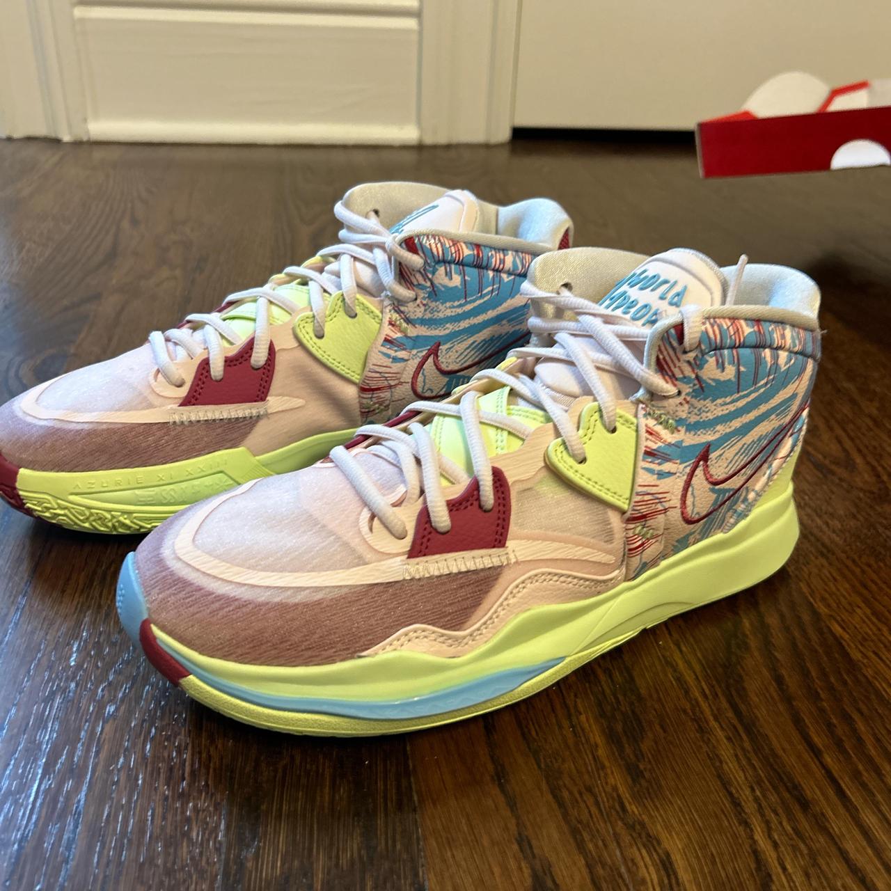 Size 8.5 Nike Kyrie infinity 8, 1 World 1 People | Depop