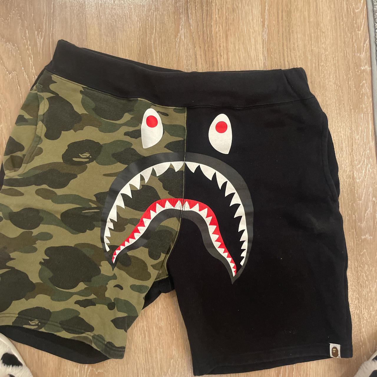 Bape half camo shorts online