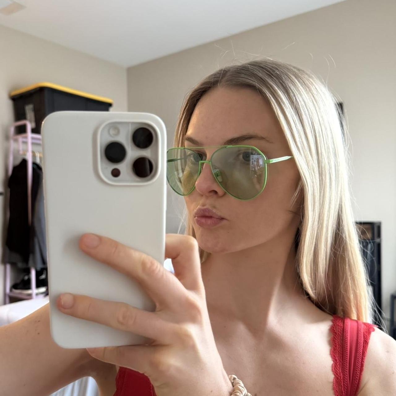 DIFF Women's Aviator Sunglasses - Green – Diff Ey… - image 8