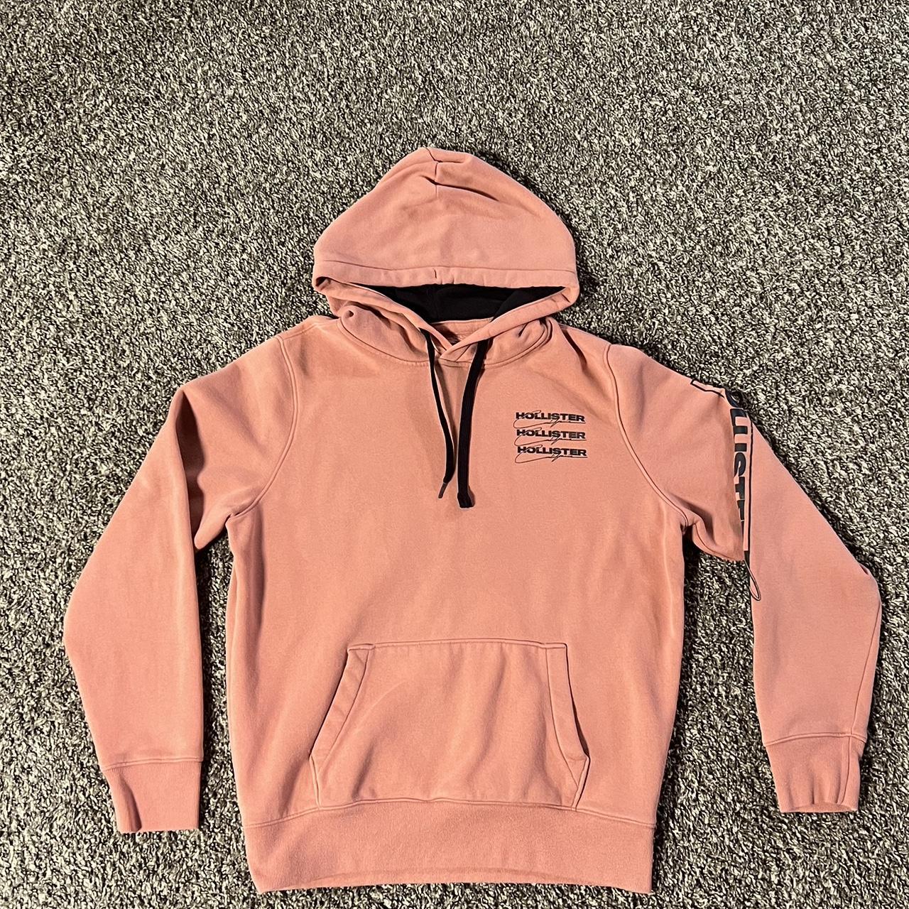 Hollister Co. Men s hoodie Pink Reflective