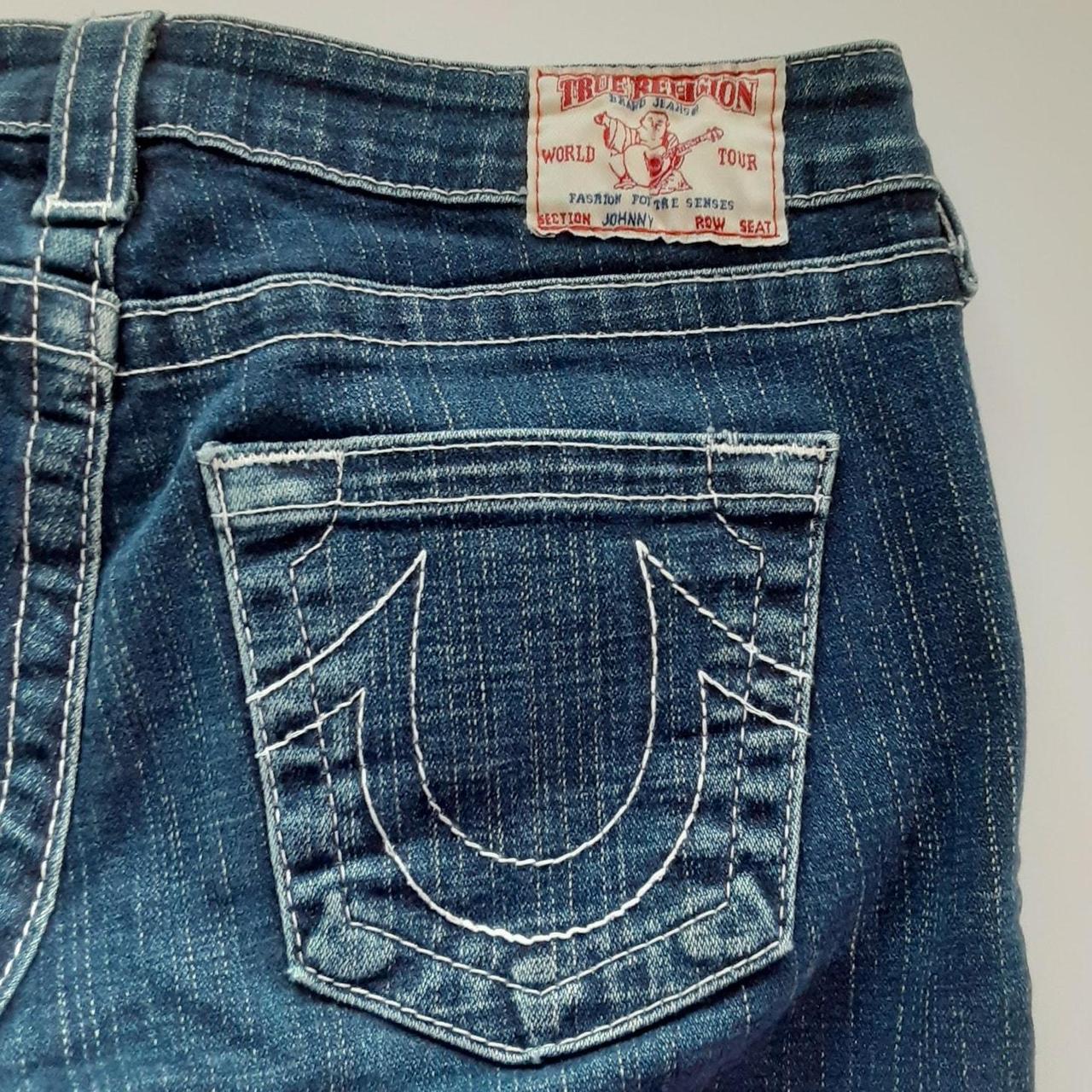 True Religion Women's Low rise Jeans - Blue - 28"… - image 5