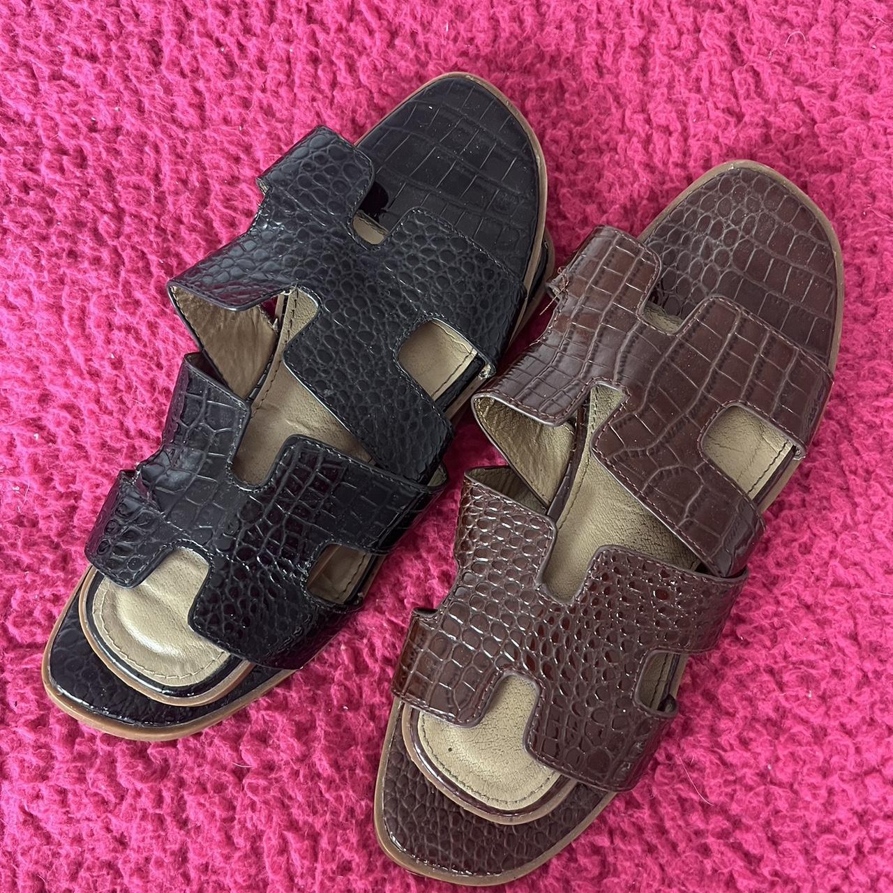 Hermes sliders - Depop