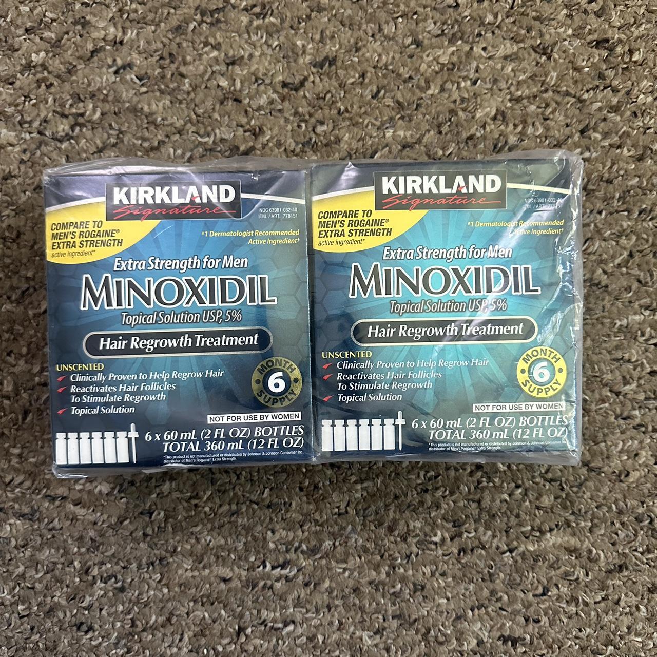 Minoxidil Hair regrowth extra Strength treatment... - Depop