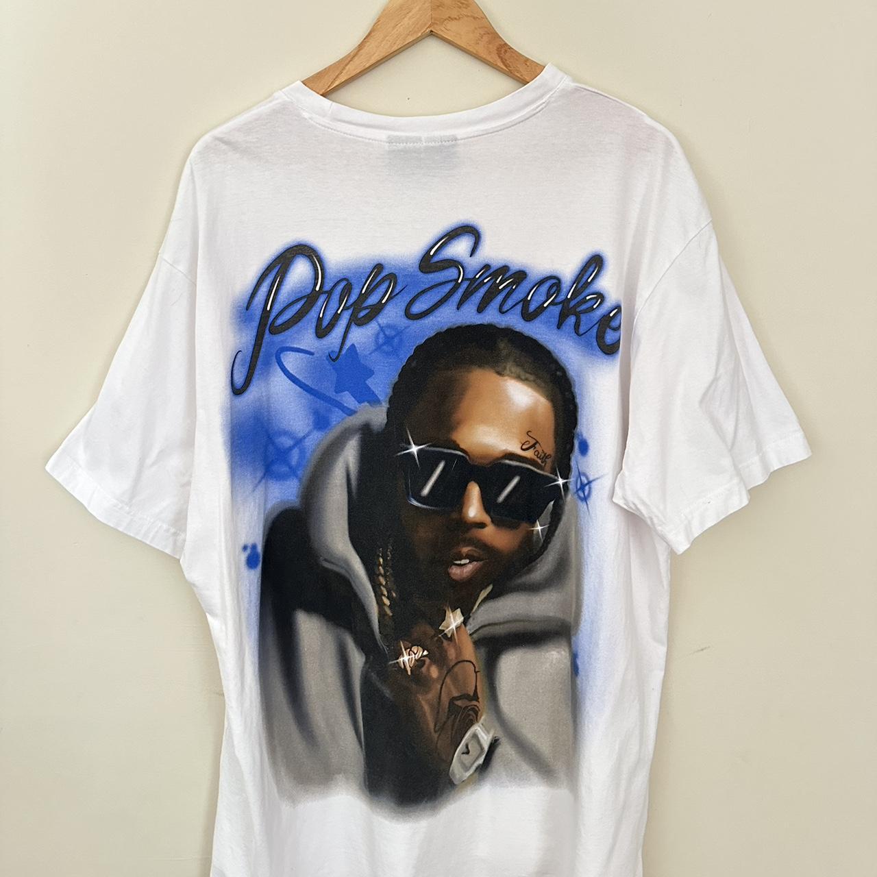 Bershka Pop Smoke T-Shirt, good condition only worn | Depop