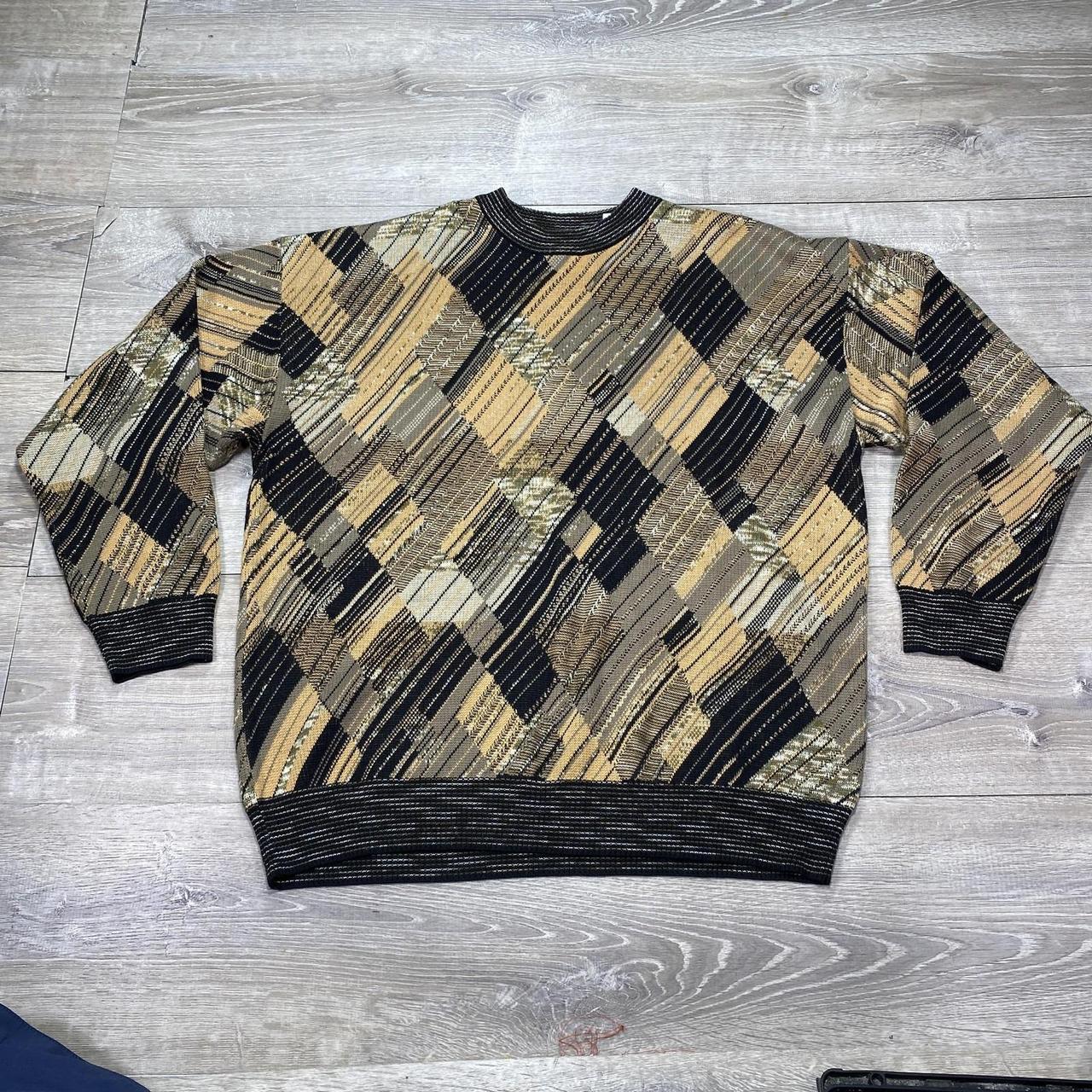 Source Unknown Men's Sweater - Multi - XXL – 3D T… - image 1