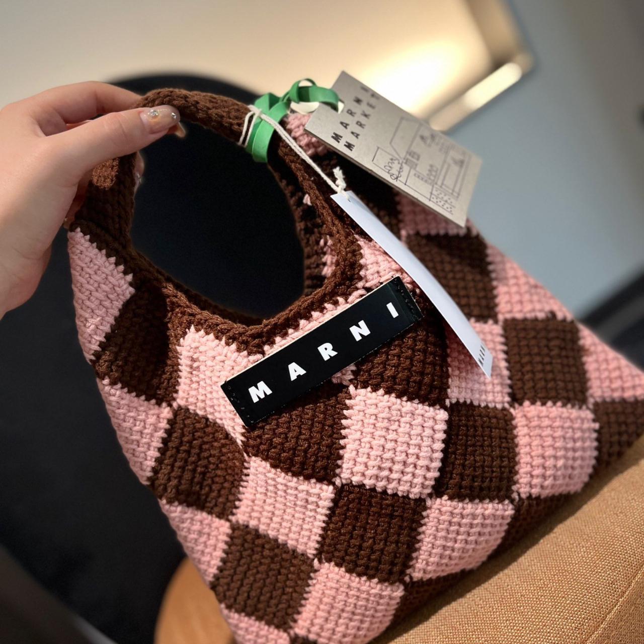 MARNI MARKET HAMMOCK TOTE KNIT BAG
