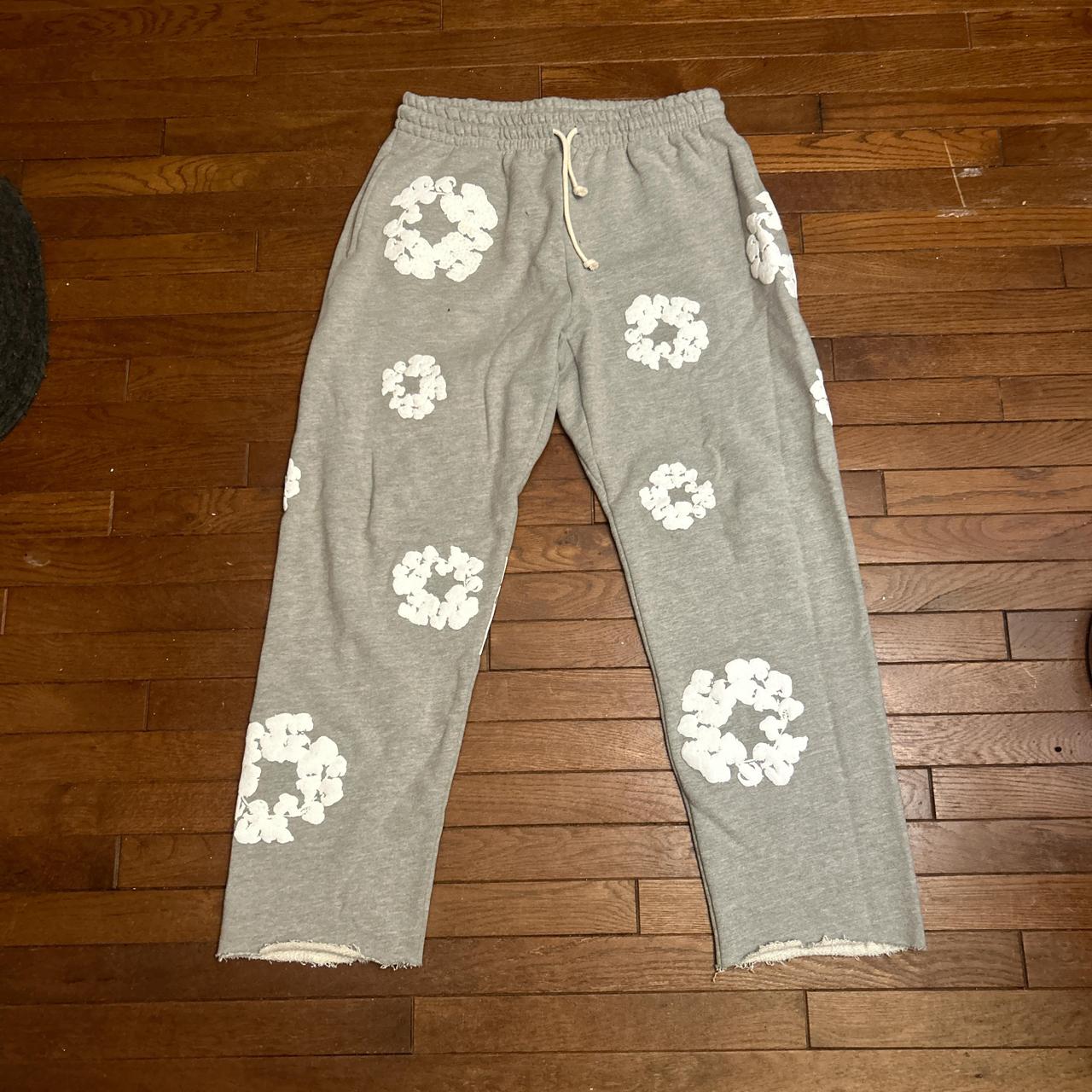 Denim Tears grey sweats (cut off the cuffs at
