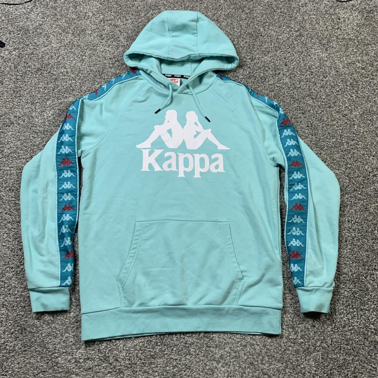 Kappa banda hurtado baby blue hoodie size