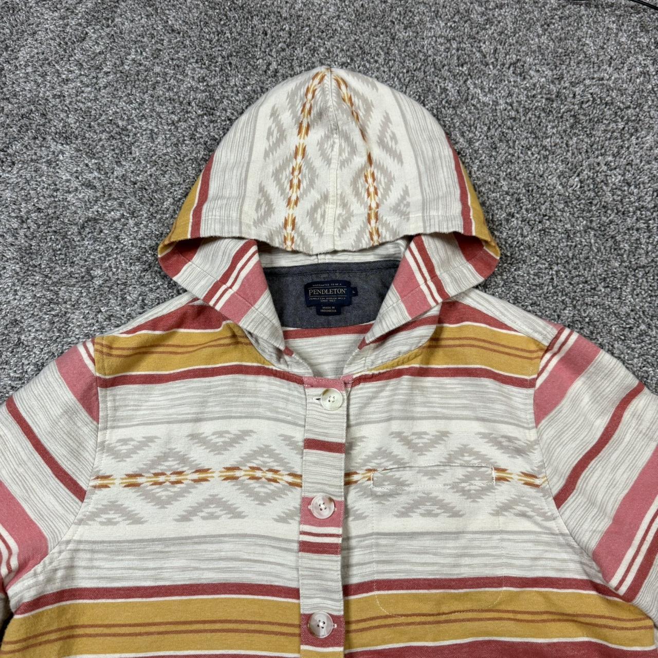 Pendleton Women's Shacket Jacket - Multi/Cream - … - image 2