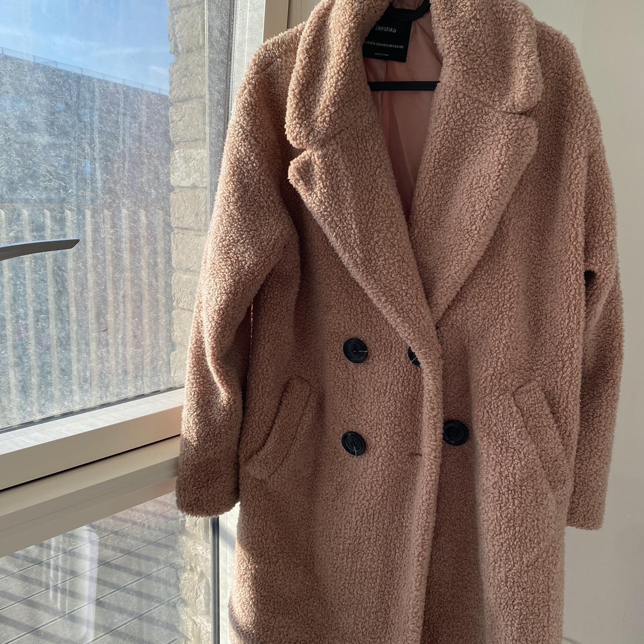 Figurbetonter Mantel Bershka Mantel Aus Kunstleder Bershka