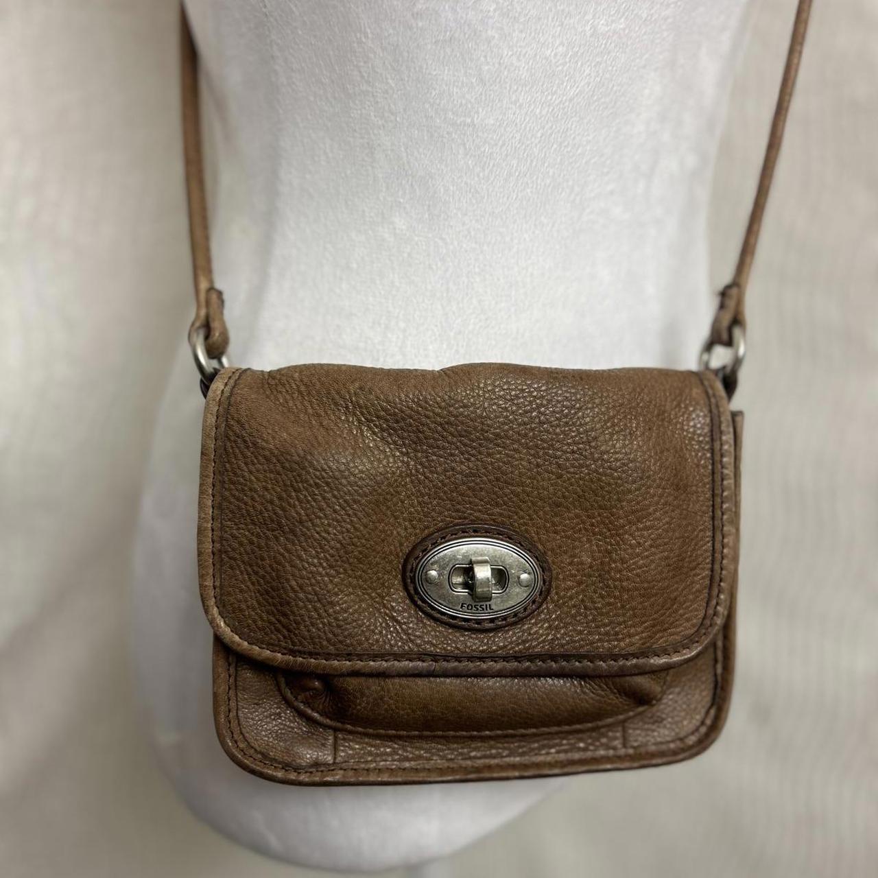 Fossil Women's Bag - Brown/Tan – Fossil Jolie Lea… - image 2