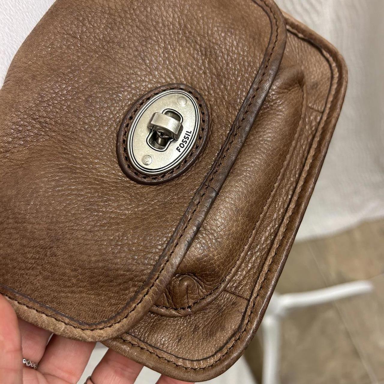 Fossil Women's Bag - Brown/Tan – Fossil Jolie Lea… - image 3